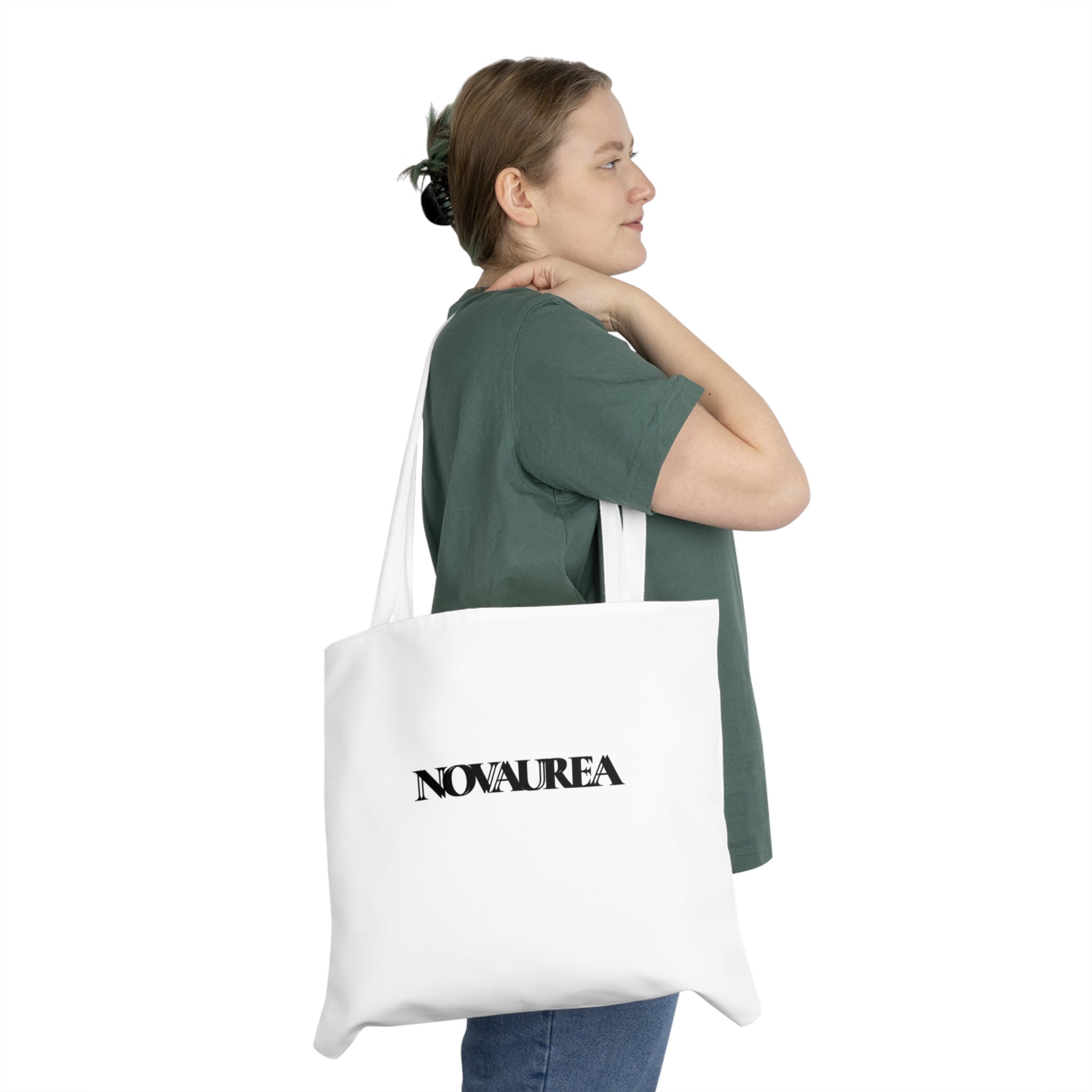 Whiteoak Shoulder Tote Bag — Pink Dotted Novaurea Design