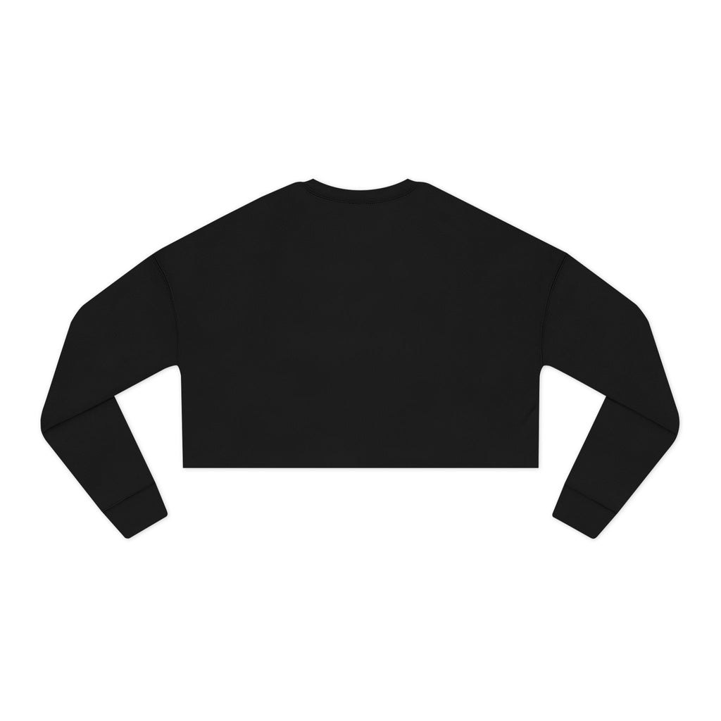 Sassy Cropped Sweatshirt — 'NOVAUREA' Minimal Logo Women's Crop Top