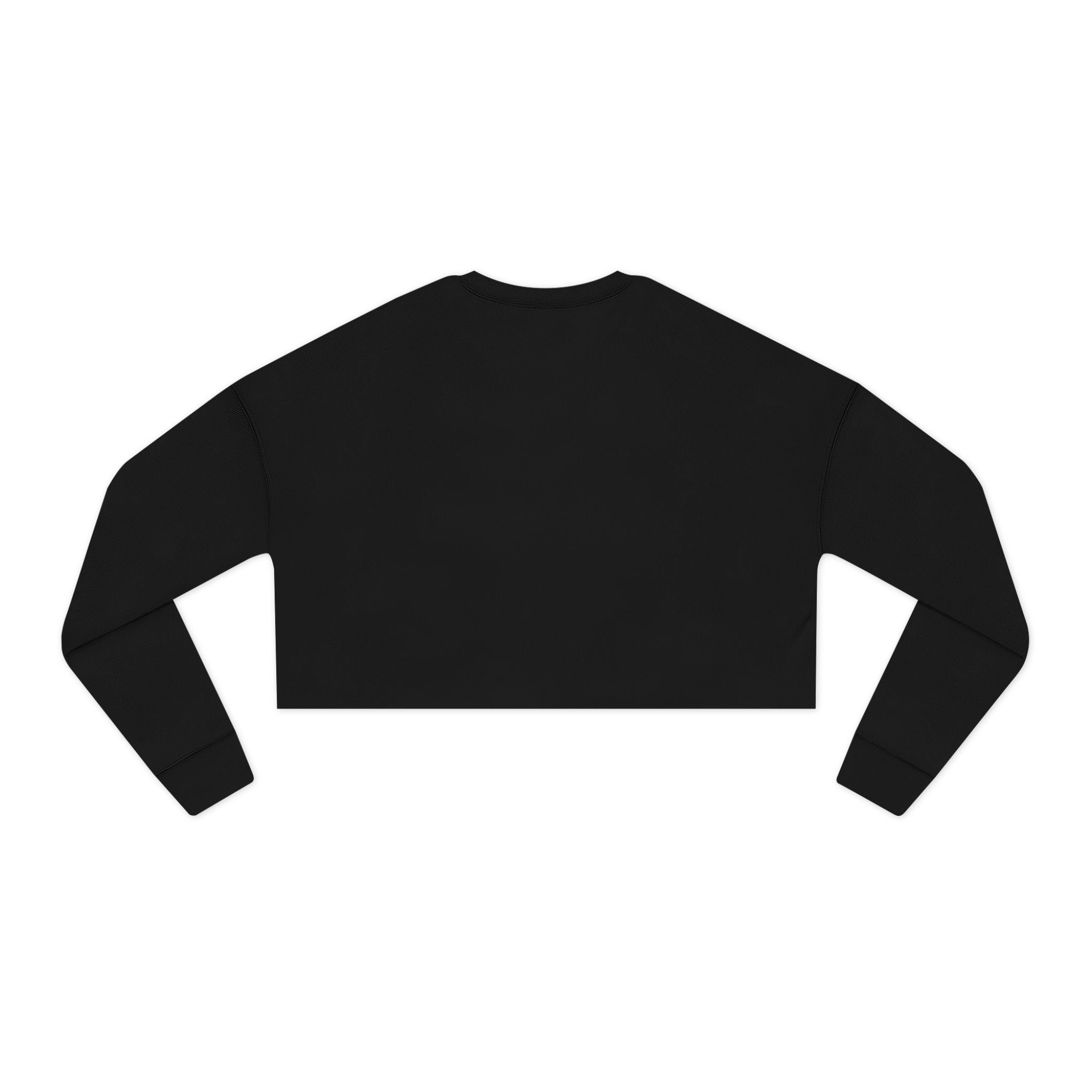 Sassy Cropped Sweatshirt — 'NOVAUREA' Minimal Logo Women's Crop Top