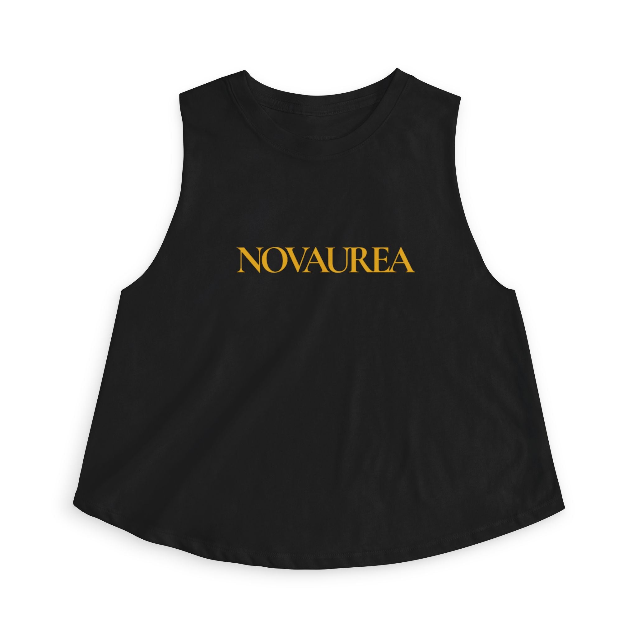 Novaurea Chick Gold Logo Crop Top