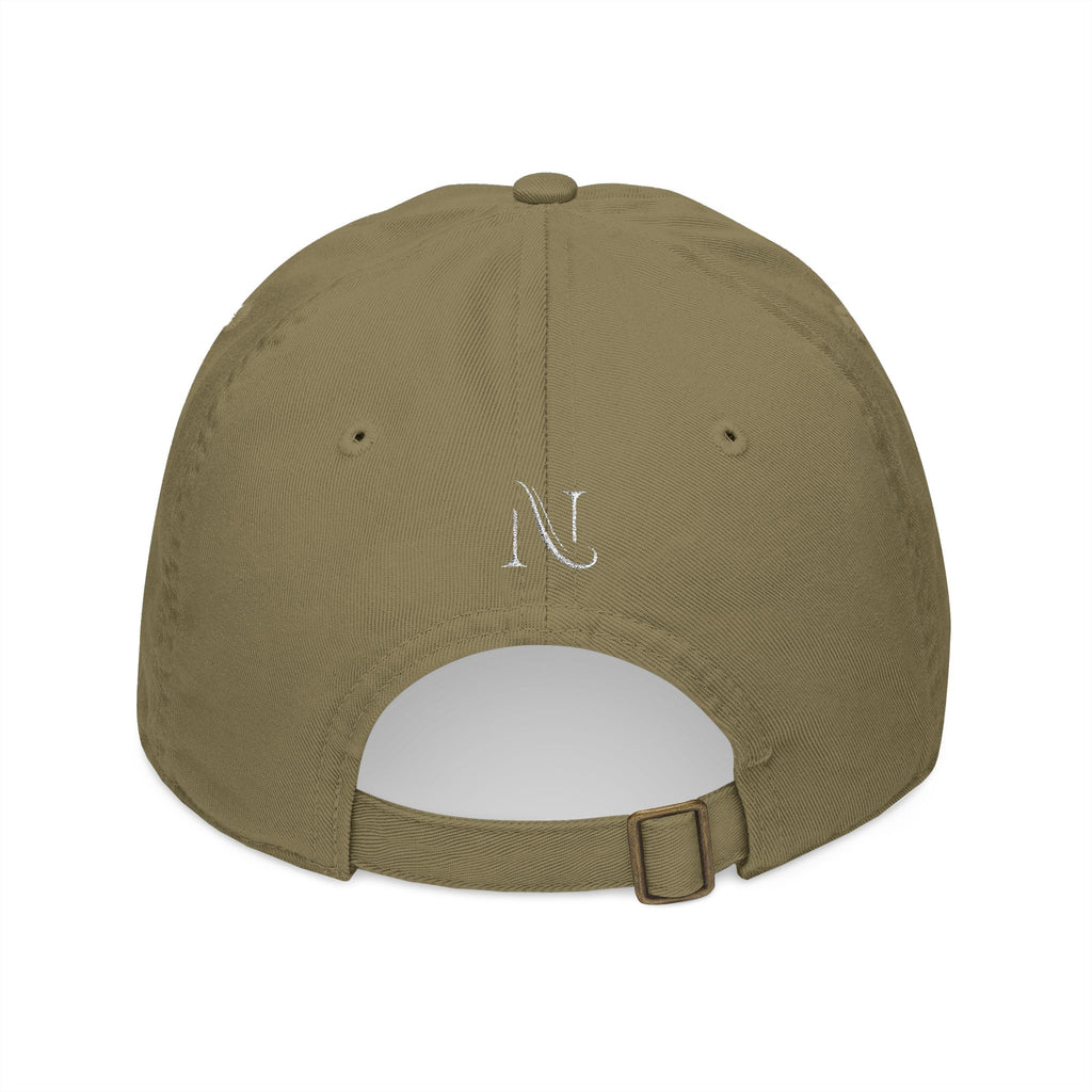 NV Embroidered Organic Baseball Cap — Minimal 'NOVAURFA' Logo