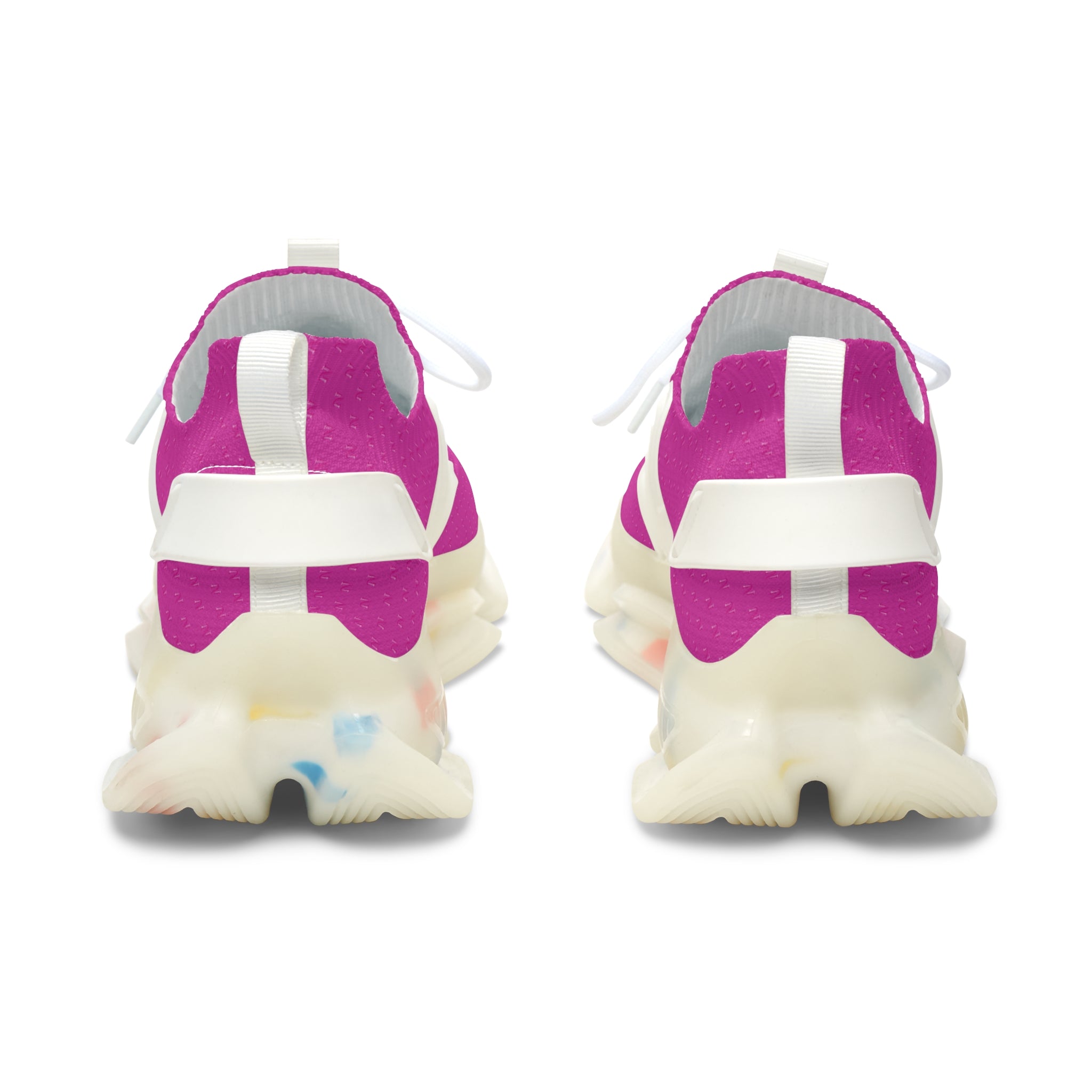 NV Women's Pink Sneakers — Lightweight Breathable Pink Pattern Athletic Shoes