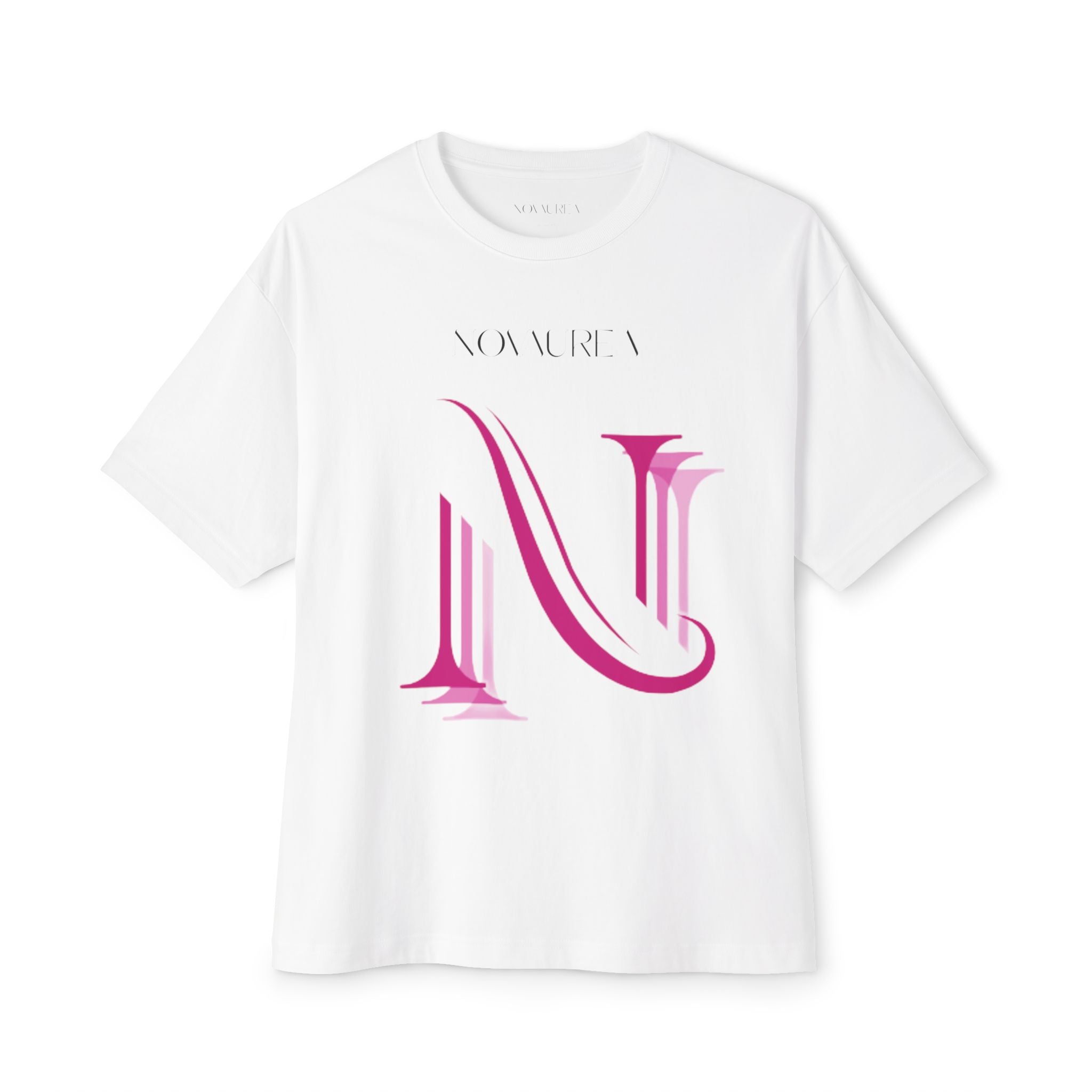 Pink Logo Graphic Tee — Oversized Boxy Shirt