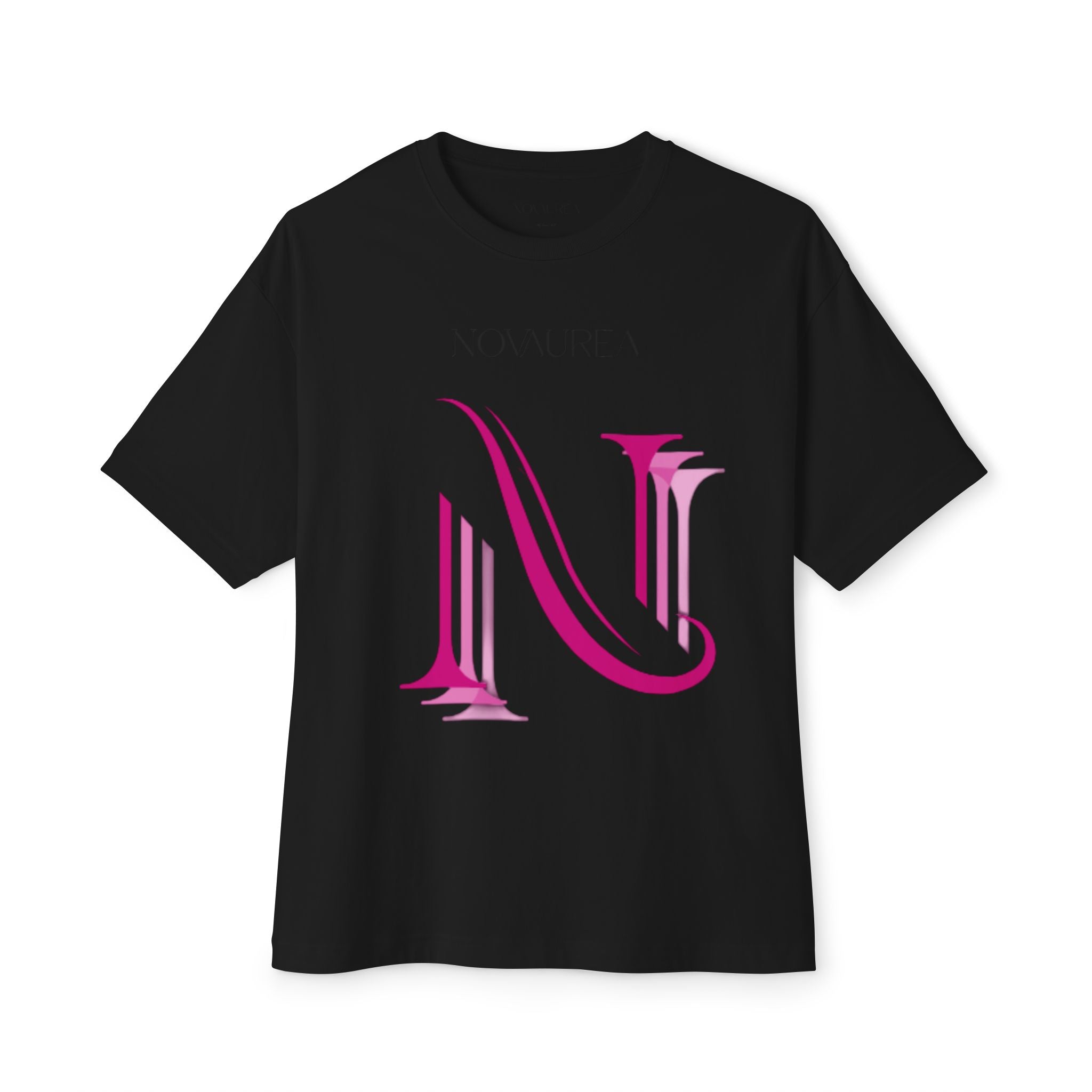 Pink Logo Graphic Tee — Oversized Boxy Shirt