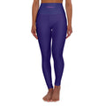 Pinkett High-Waisted Ocean Deep Yoga Leggings — Cute All-Over-Print Activewear