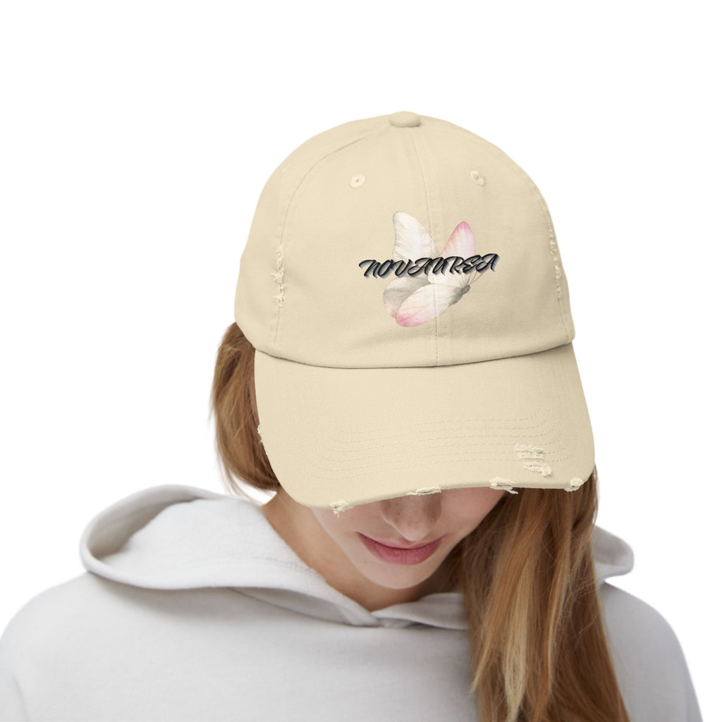 Nova Distressed Butterfly Cap