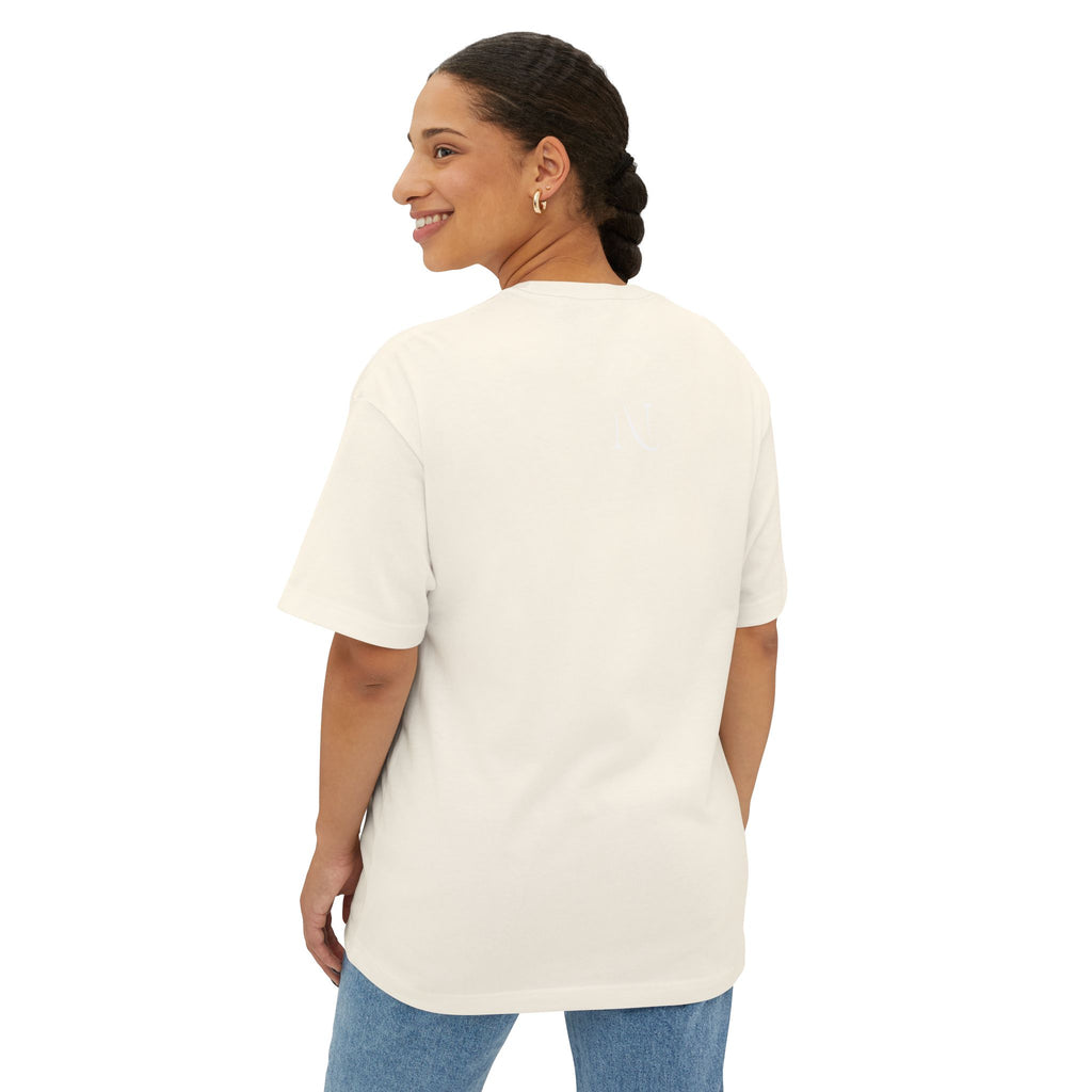 Pink Logo Graphic Tee — Oversized Boxy Shirt