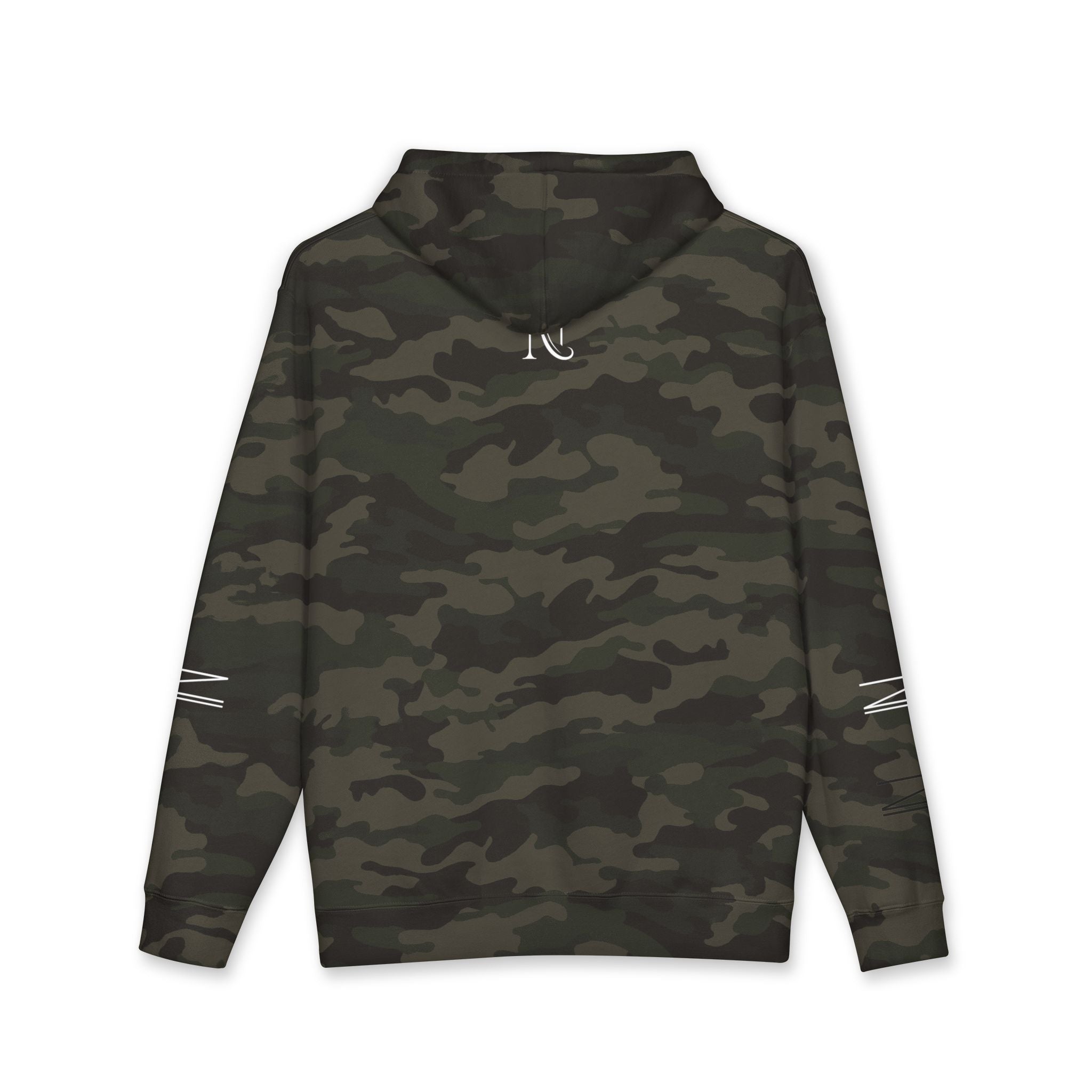 Novaurea Logo Hoodie — Brown Minimalist Streetwear Pullover