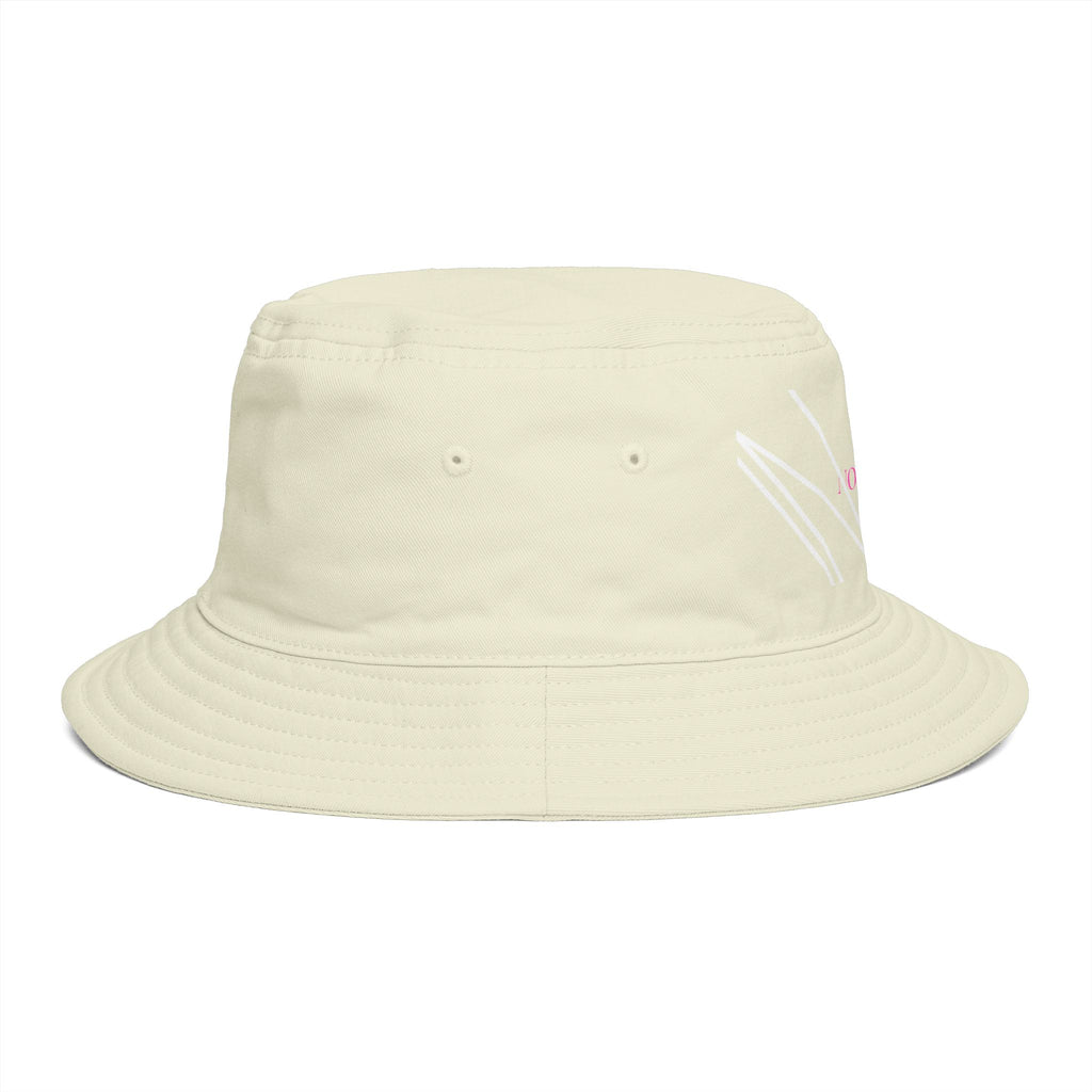 Novuarea Logo Bucket Hat – Embroidered Black Streetwear Sun Hat