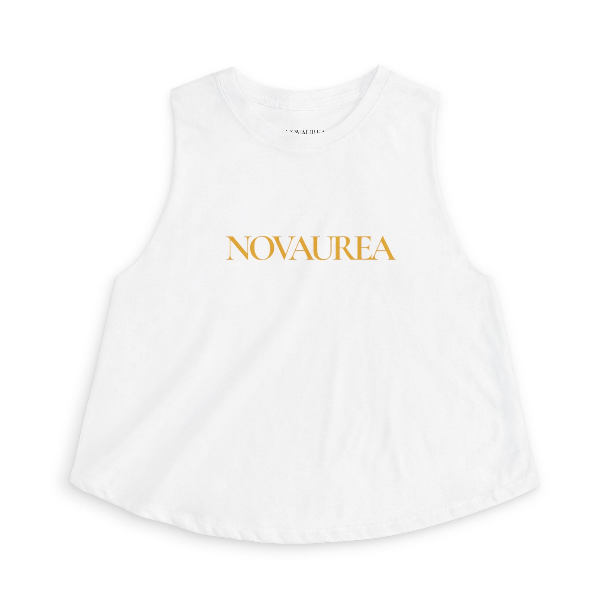 Novaurea Chick Gold Logo Crop Top