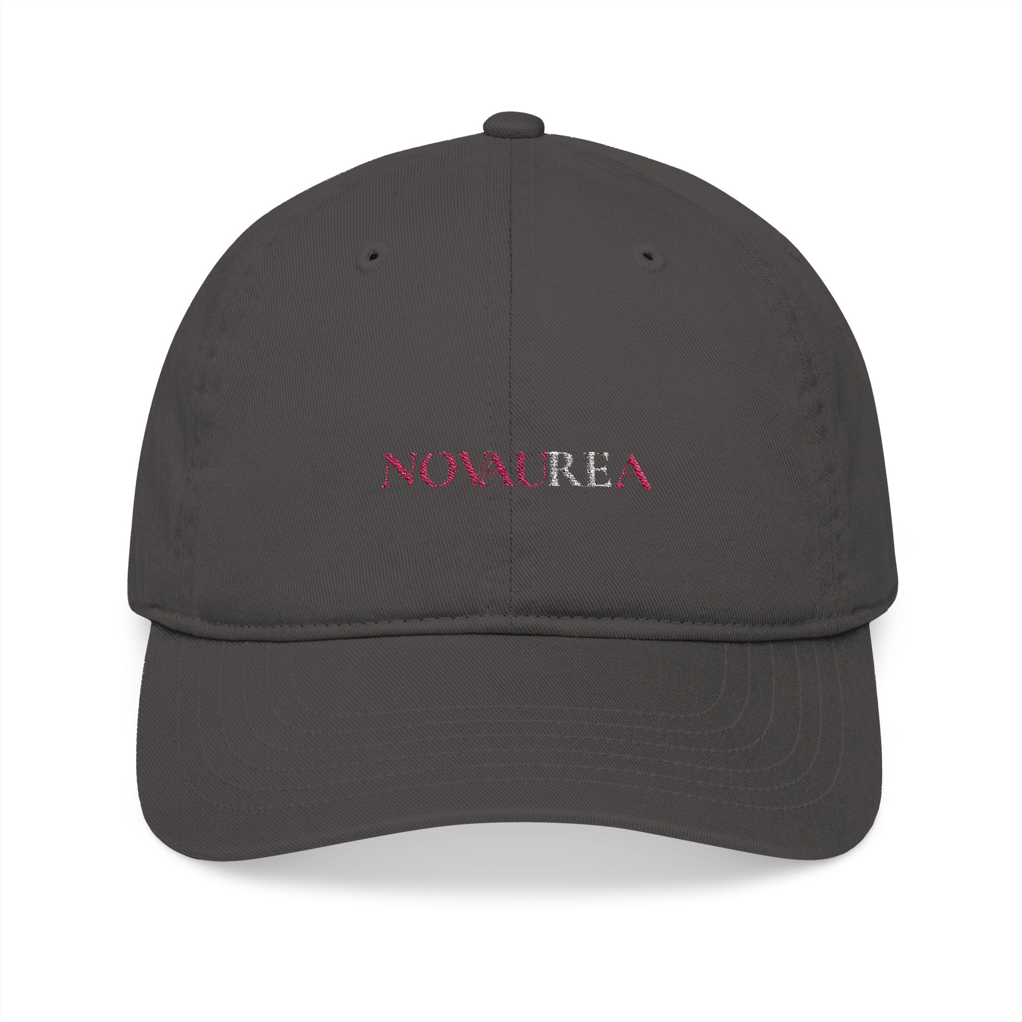 NV Embroidered Organic Baseball Cap — Minimal 'NOVAURFA' Logo
