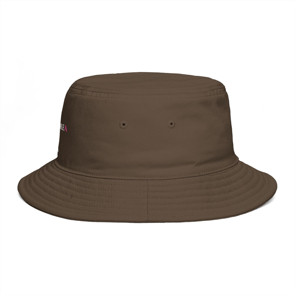 Novuarea Logo Bucket Hat – Embroidered Black Streetwear Sun Hat