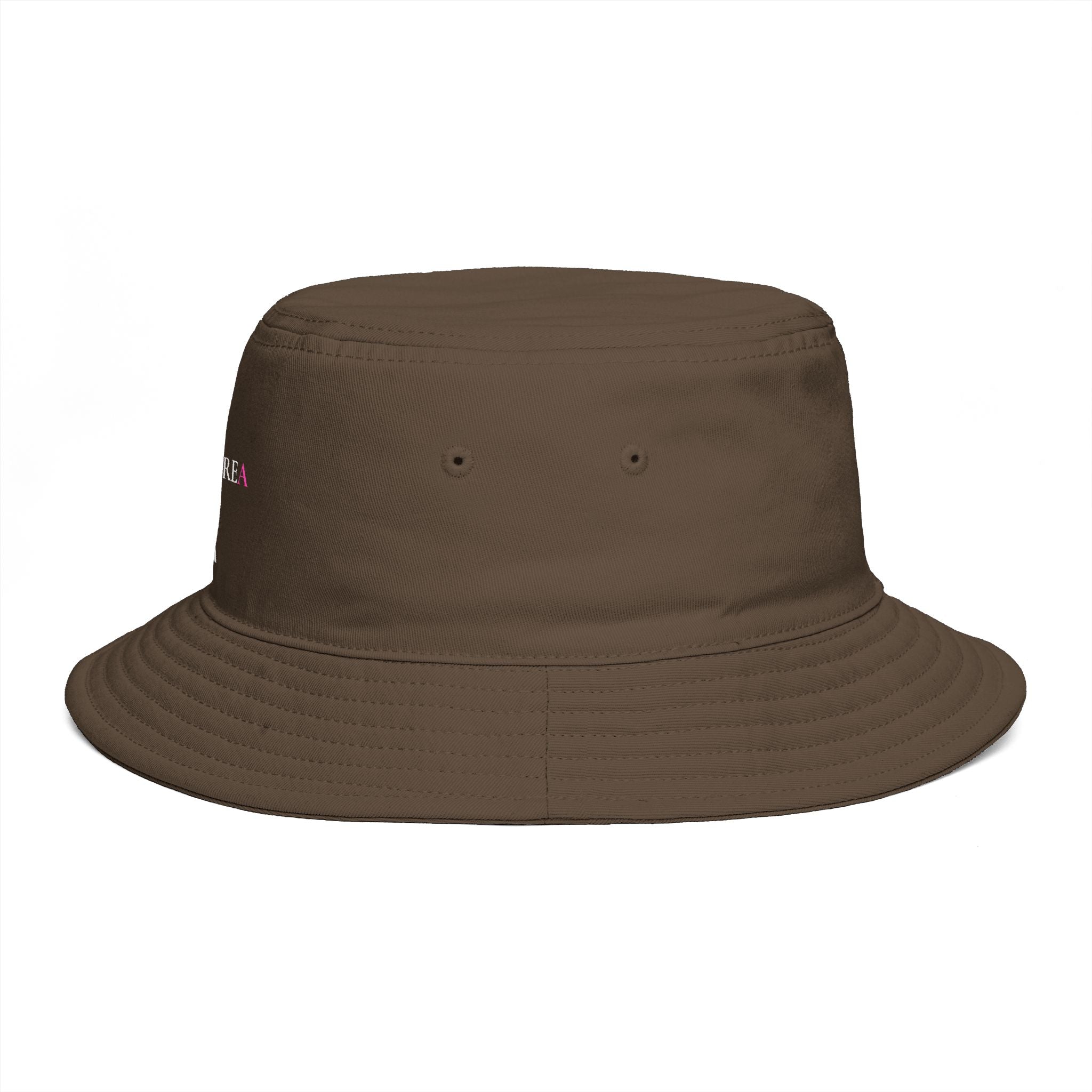 Novuarea Logo Bucket Hat – Embroidered Black Streetwear Sun Hat