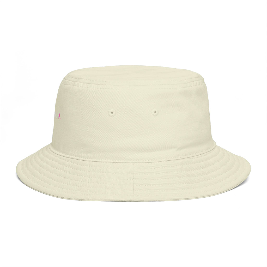 Novuarea Logo Bucket Hat – Embroidered Black Streetwear Sun Hat