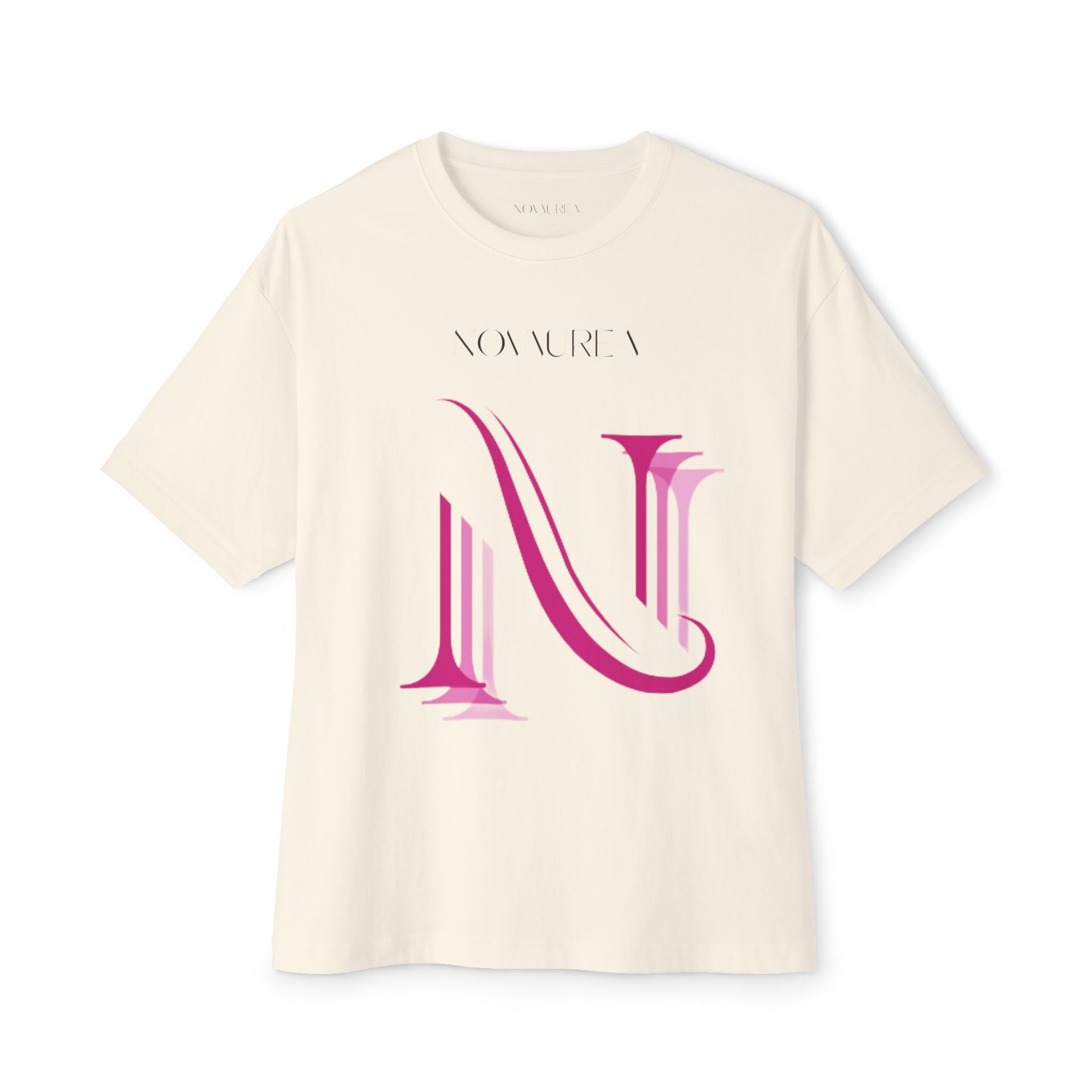 Pink Logo Graphic Tee — Oversized Boxy Shirt
