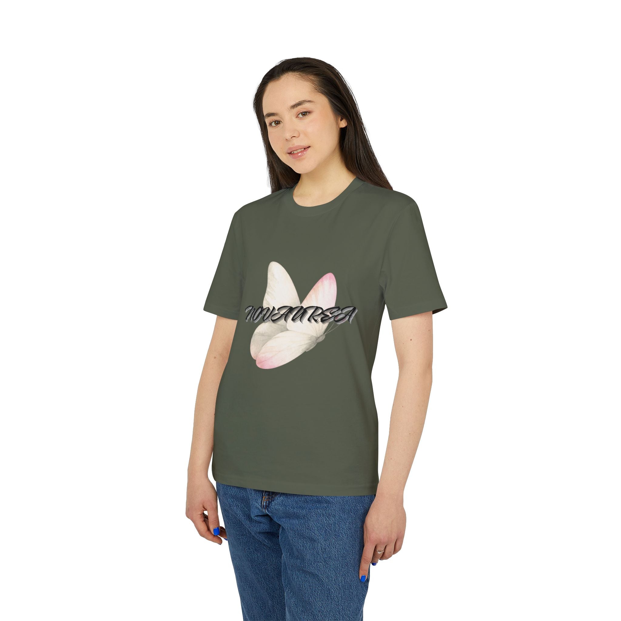 Nourished Script Floral Tee