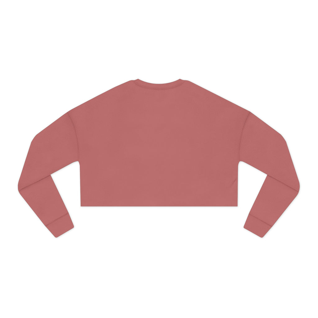 Sassy Cropped Sweatshirt — 'NOVAUREA' Minimal Logo Women's Crop Top