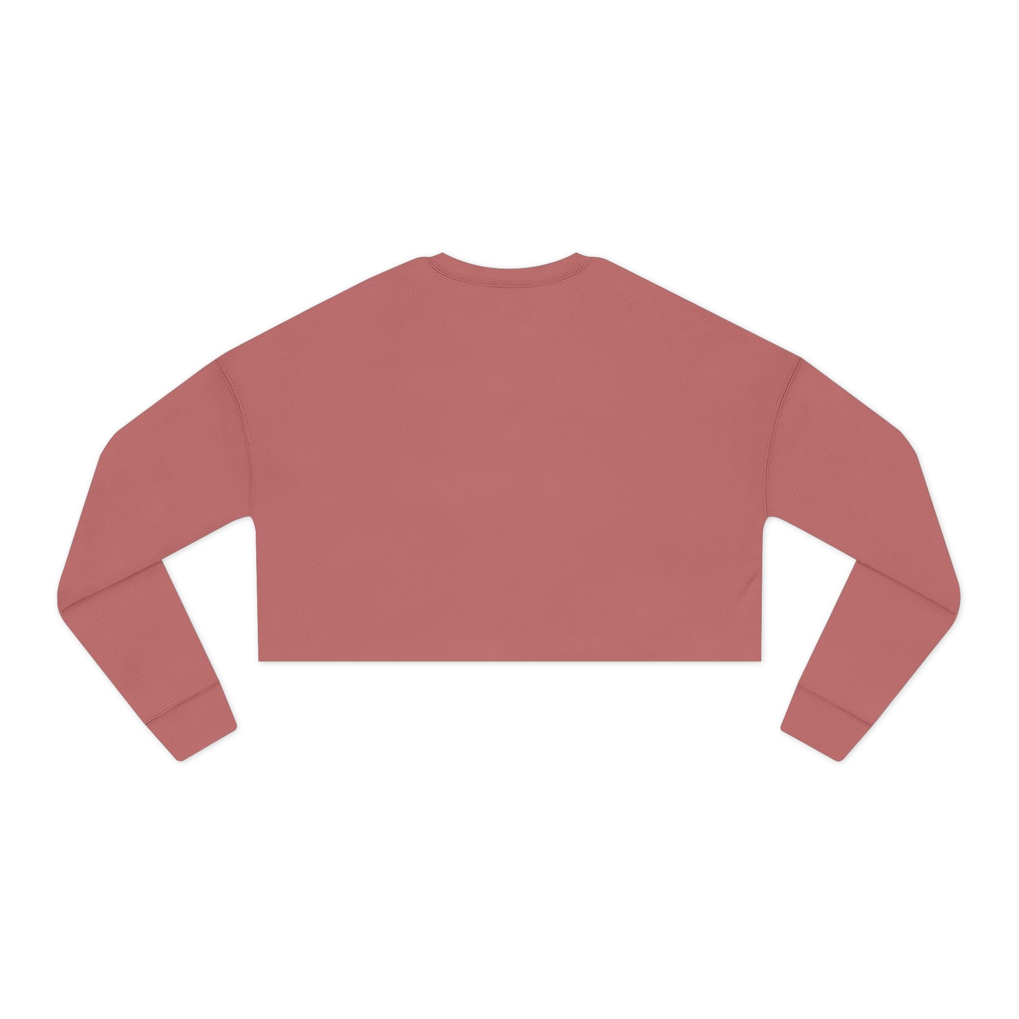 Sassy Cropped Sweatshirt — 'NOVAUREA' Minimal Logo Women's Crop Top