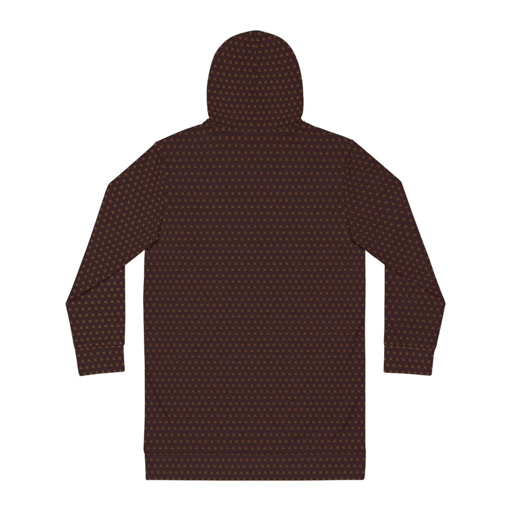 Novalink Hoodie Dress — Cozy All-Over Print Sweatshirt Dress for Women