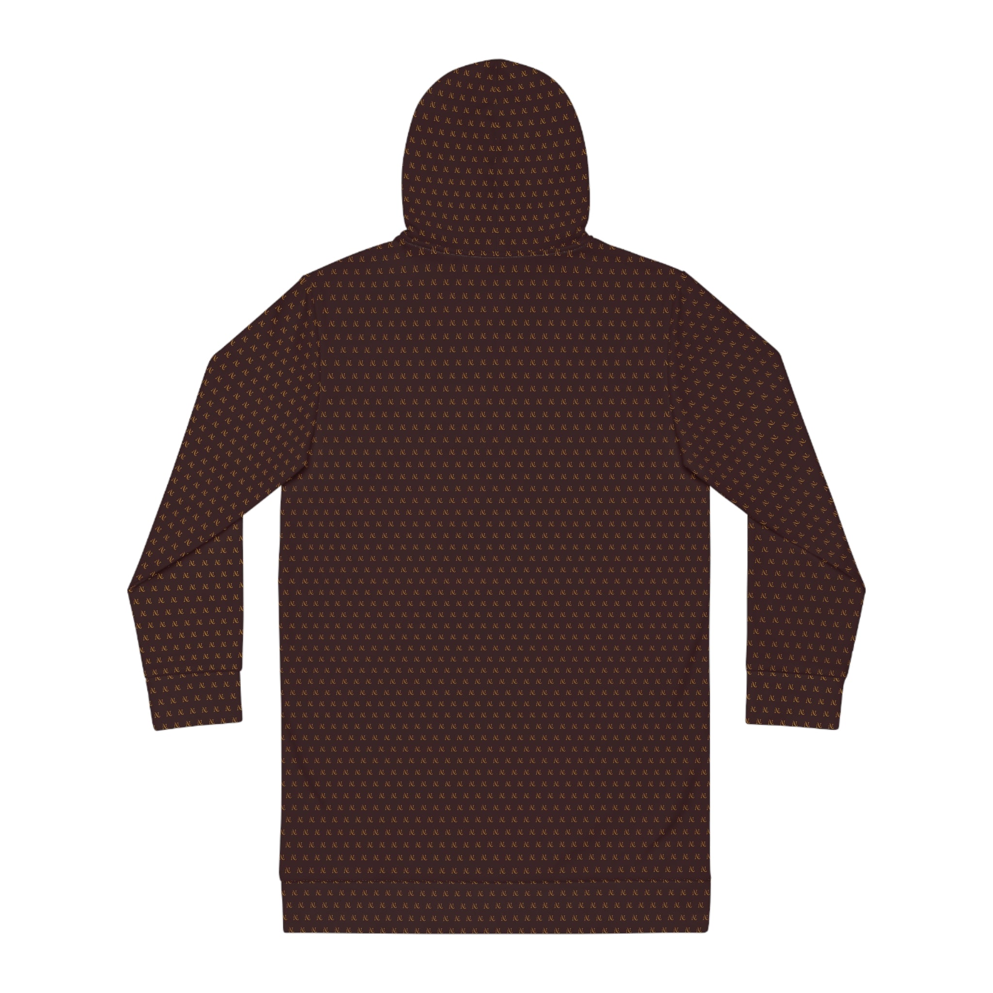 Novalink Hoodie Dress — Cozy All-Over Print Sweatshirt Dress for Women