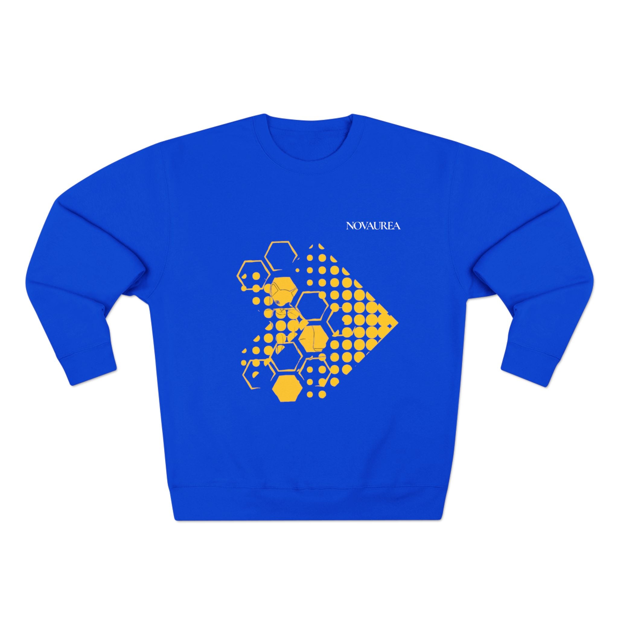 Abstract Arrow Dot Graphic Sweatshirt