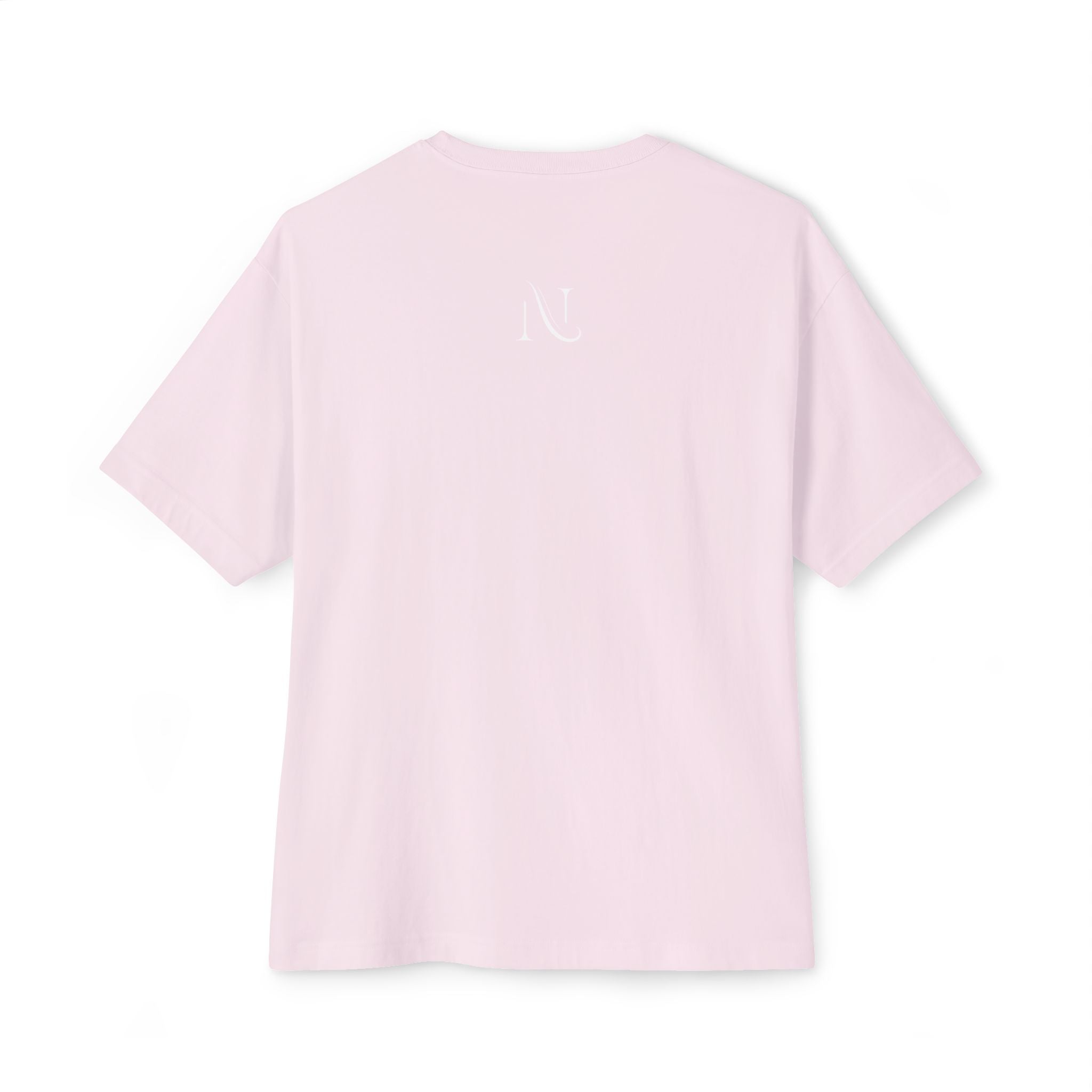 Pink Logo Graphic Tee — Oversized Boxy Shirt