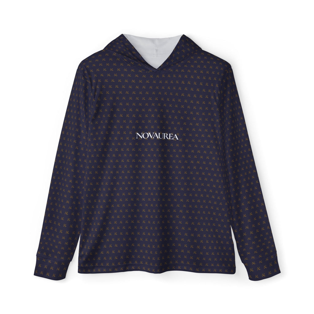 Hoodie — Navy 'Noval Rea' Sports Warmup with Gold Monogram