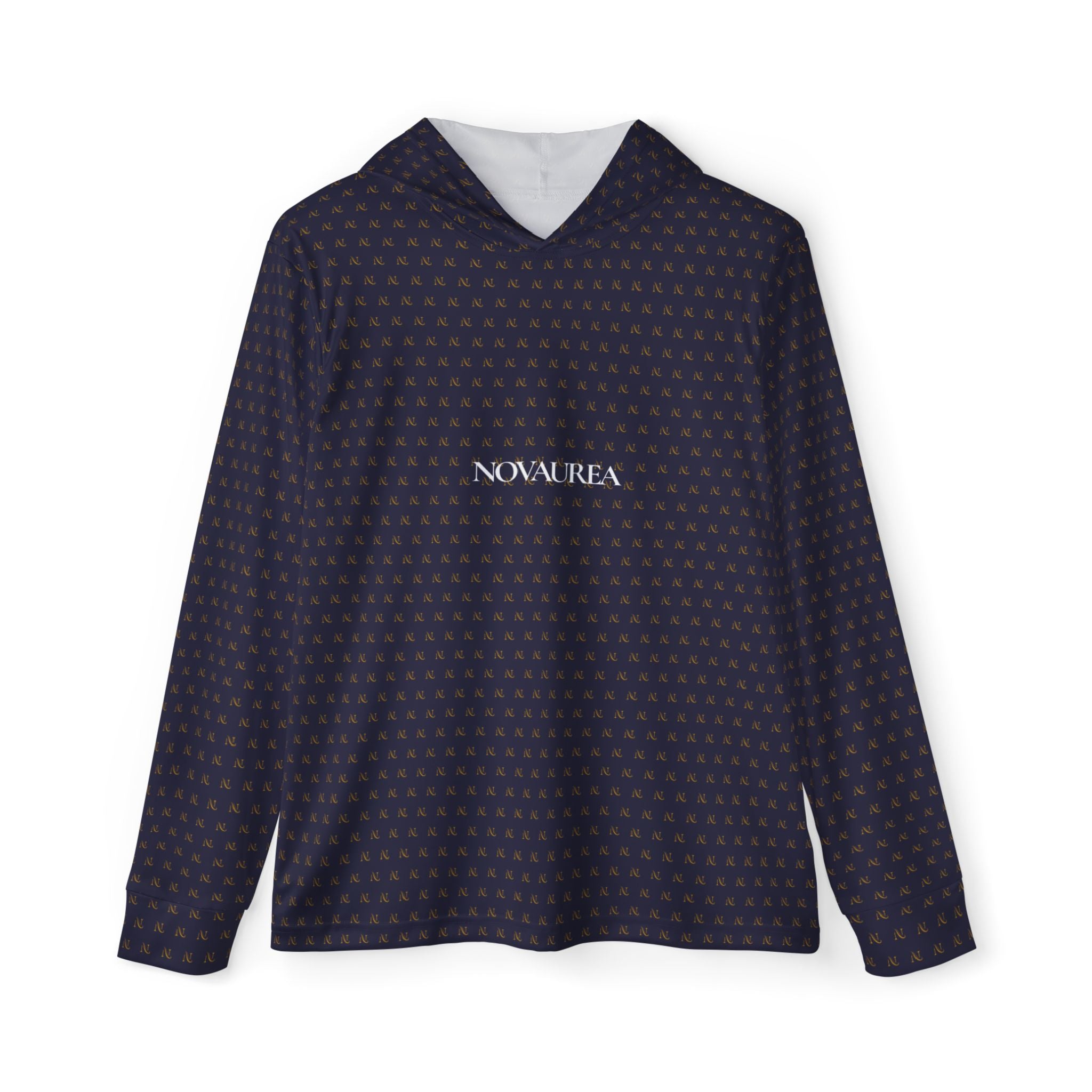 Hoodie — Navy 'Noval Rea' Sports Warmup with Gold Monogram