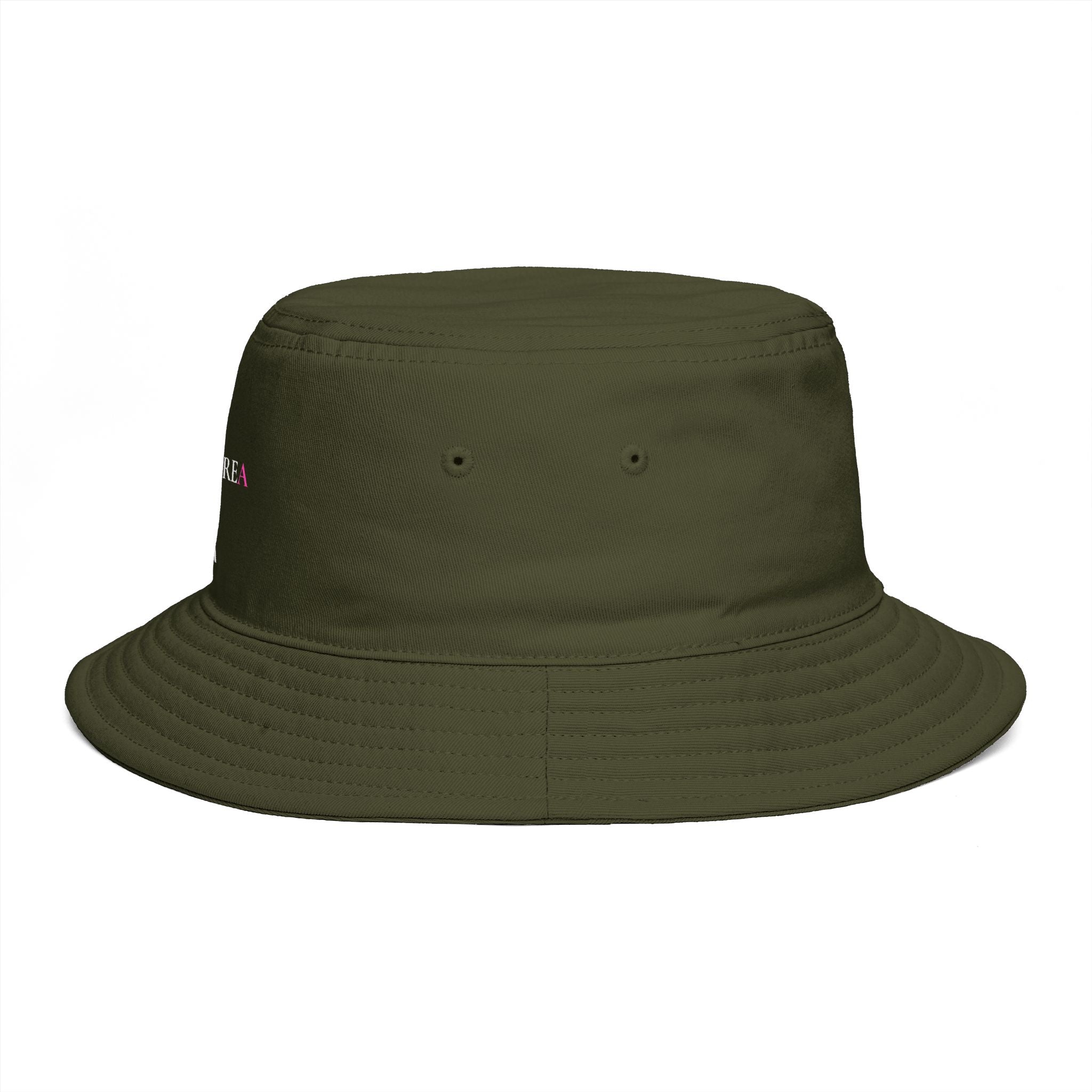 Novuarea Logo Bucket Hat – Embroidered Black Streetwear Sun Hat