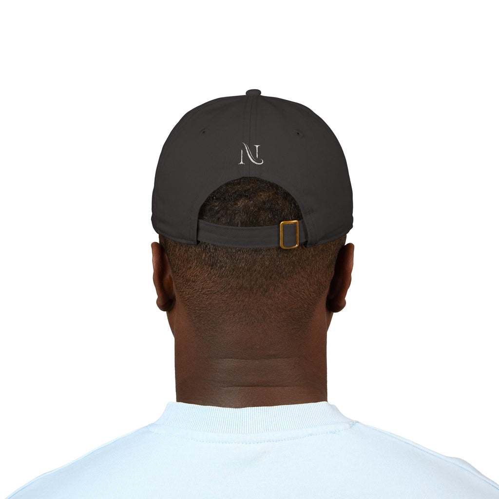 NV Embroidered Organic Baseball Cap — Minimal 'NOVAURFA' Logo
