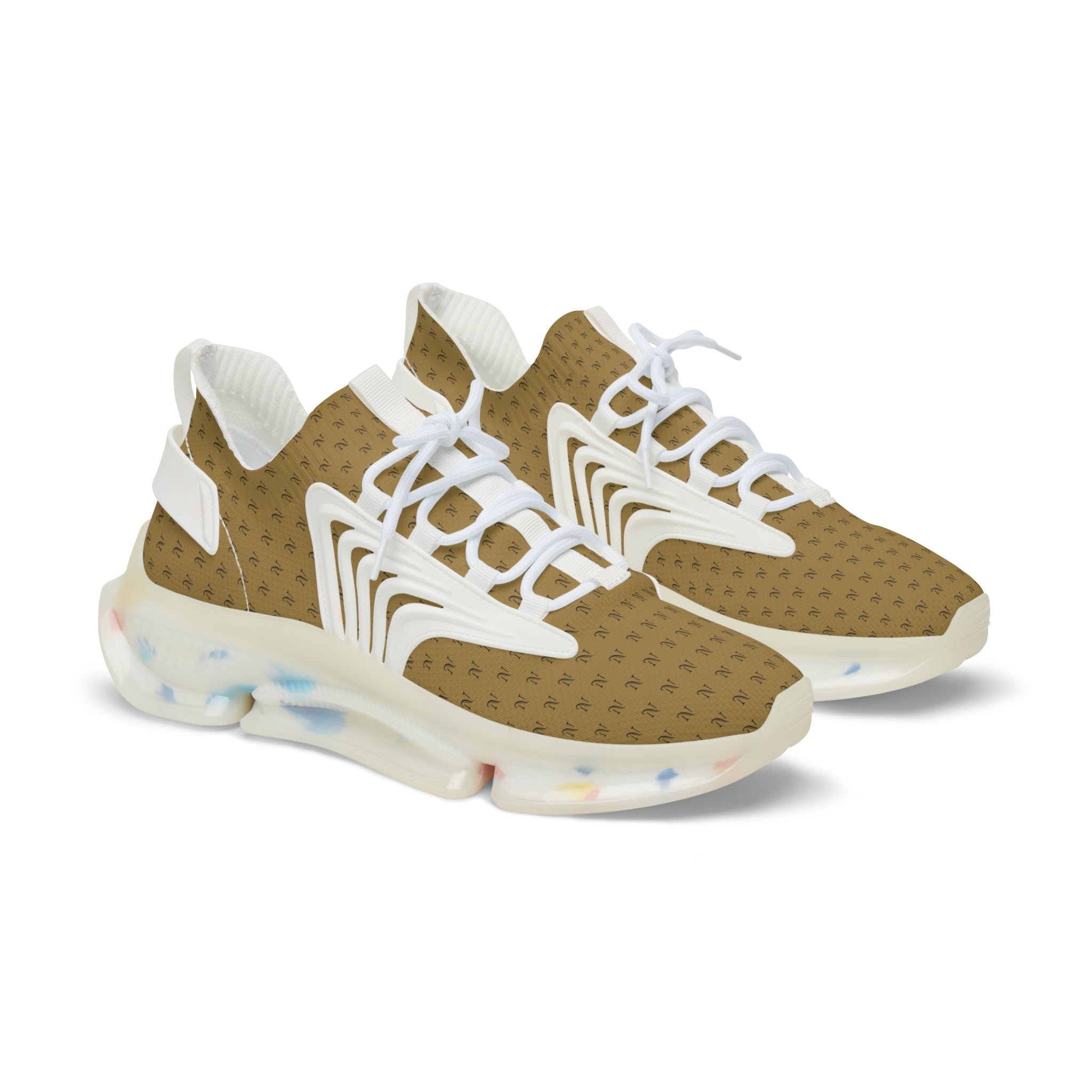NV Men's Mesh Sneakers — Lightweight Breathable Athletic Shoes with Patterned Upper