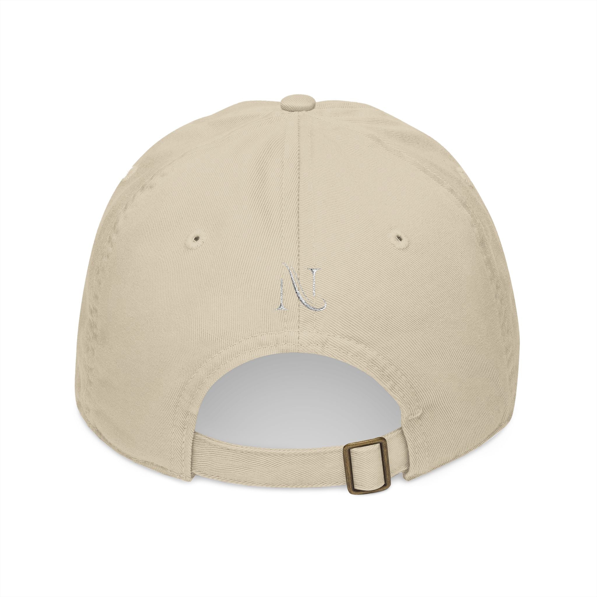 NV Embroidered Organic Baseball Cap — Minimal 'NOVAURFA' Logo