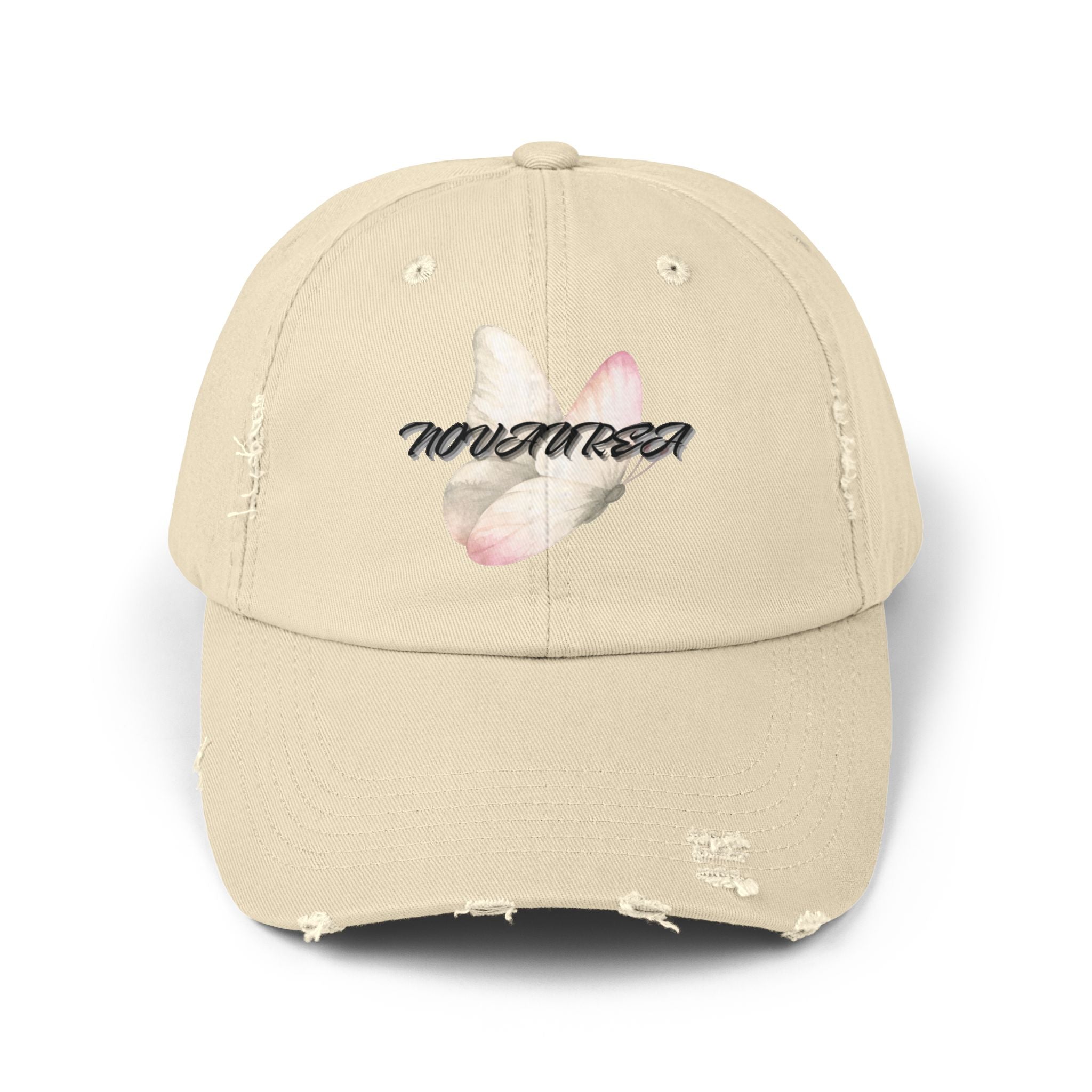 Nova Distressed Butterfly Cap