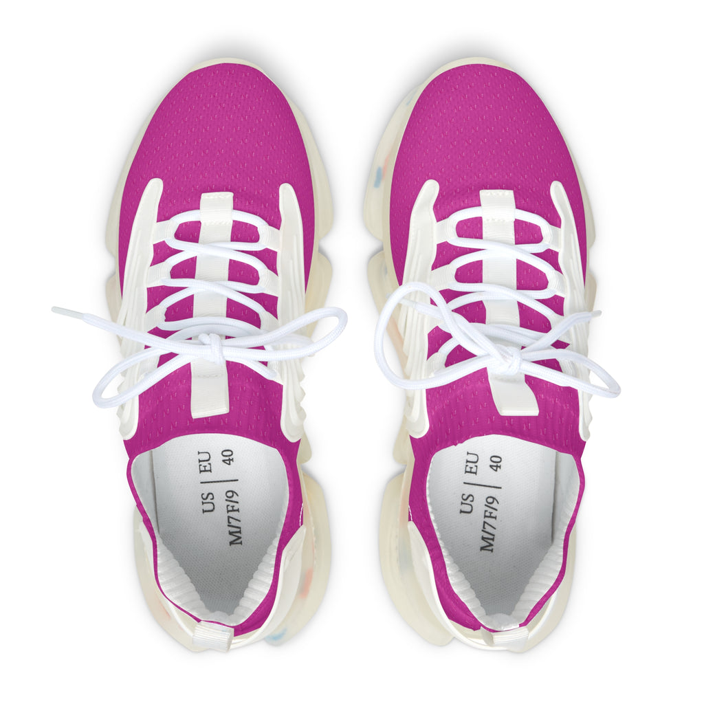 NV Women's Pink Sneakers — Lightweight Breathable Pink Pattern Athletic Shoes
