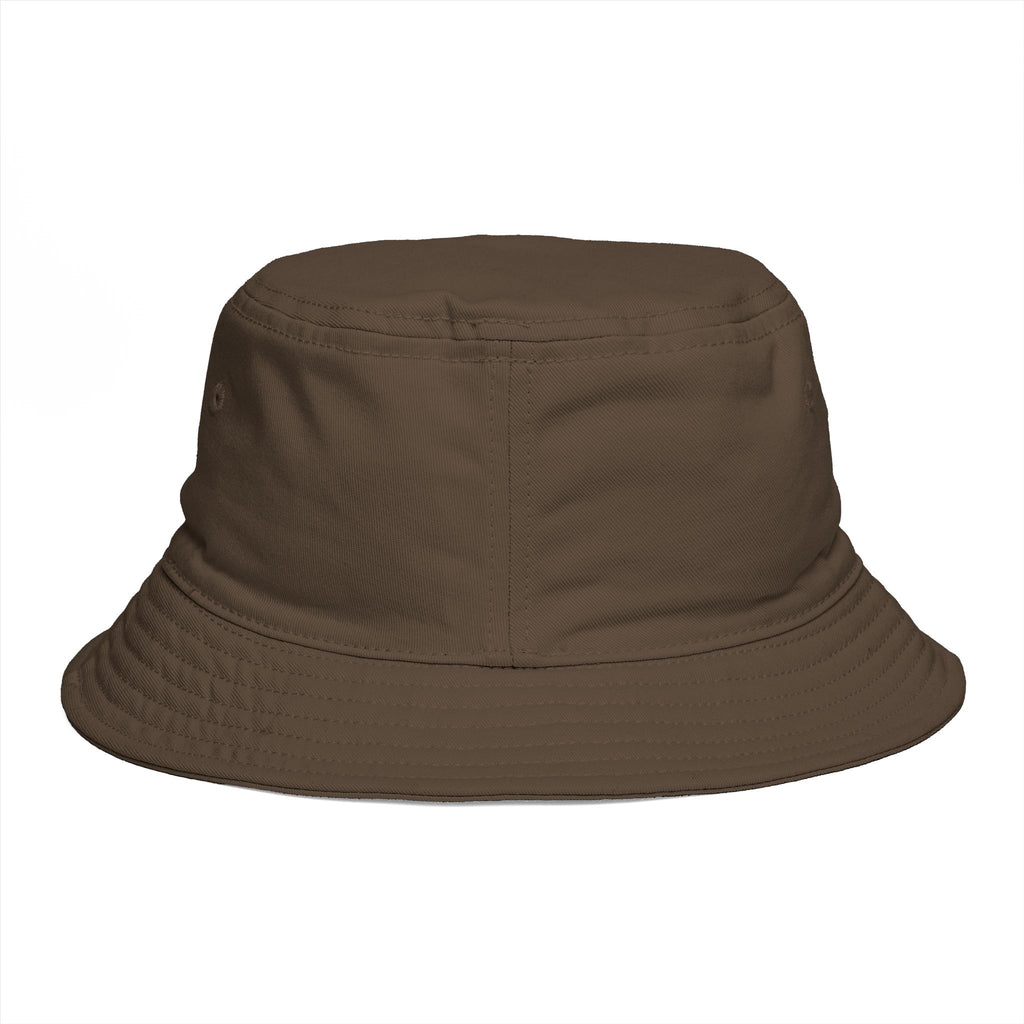 Novuarea Logo Bucket Hat – Embroidered Black Streetwear Sun Hat
