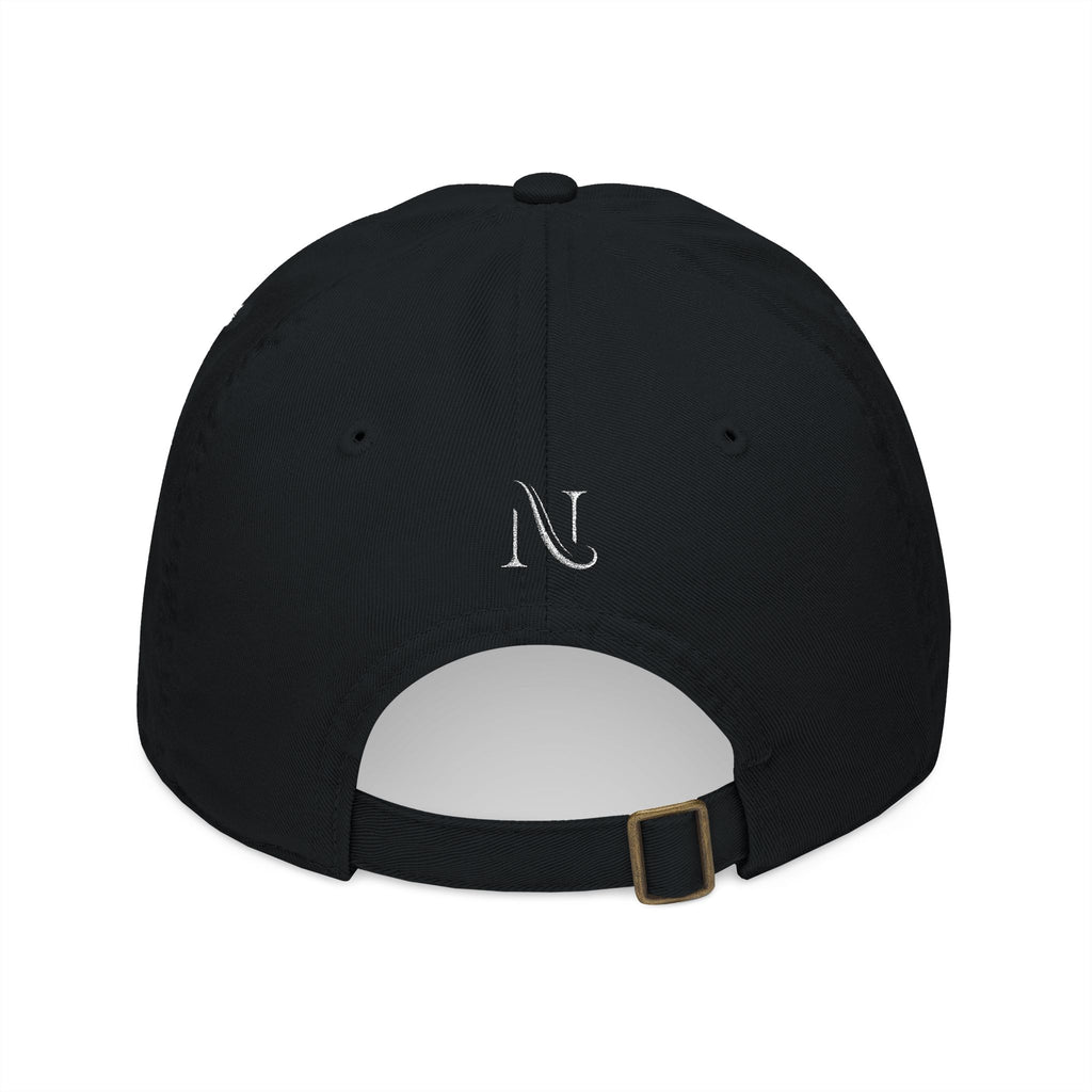 NV Embroidered Organic Baseball Cap — Minimal 'NOVAURFA' Logo
