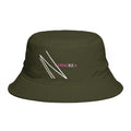Novuarea Logo Bucket Hat – Embroidered Black Streetwear Sun Hat