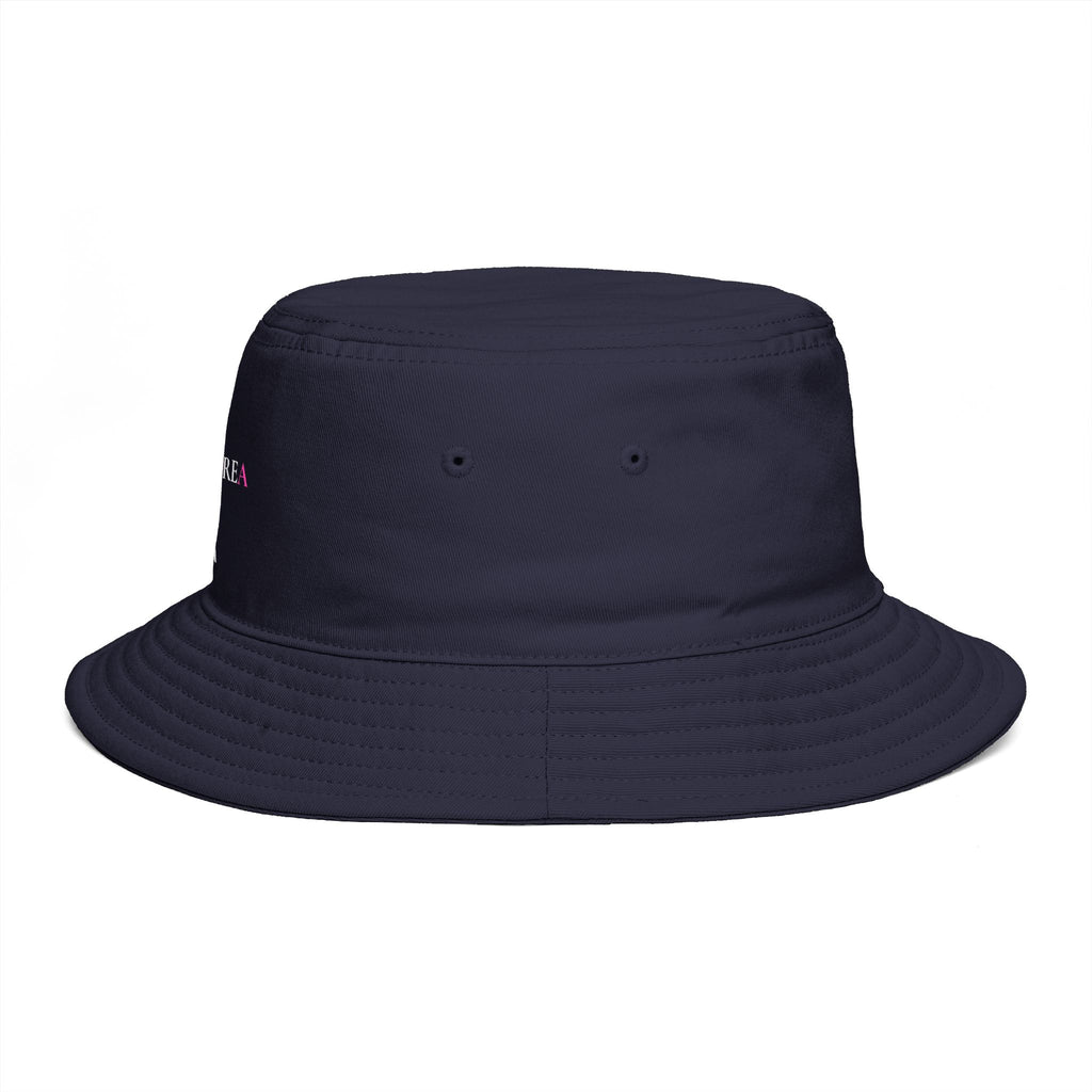 Novuarea Logo Bucket Hat – Embroidered Black Streetwear Sun Hat
