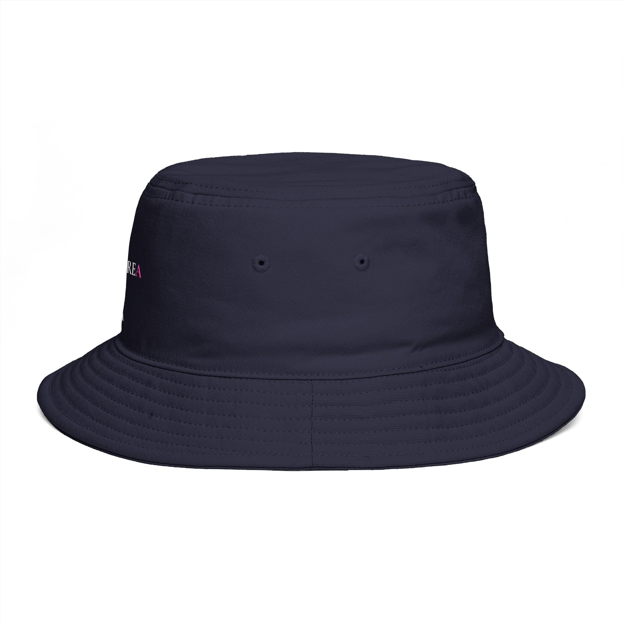 Novuarea Logo Bucket Hat – Embroidered Black Streetwear Sun Hat