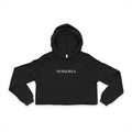 Victoria Cropped Hoodie — Minimal ‘NOVAUREA’ Logo Women's Streetwear