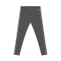 Women's Gray Side-Stripe Leggings — Casual Everyday Activewear