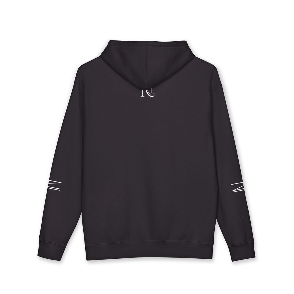 Novaurea Logo Hoodie — Brown Minimalist Streetwear Pullover