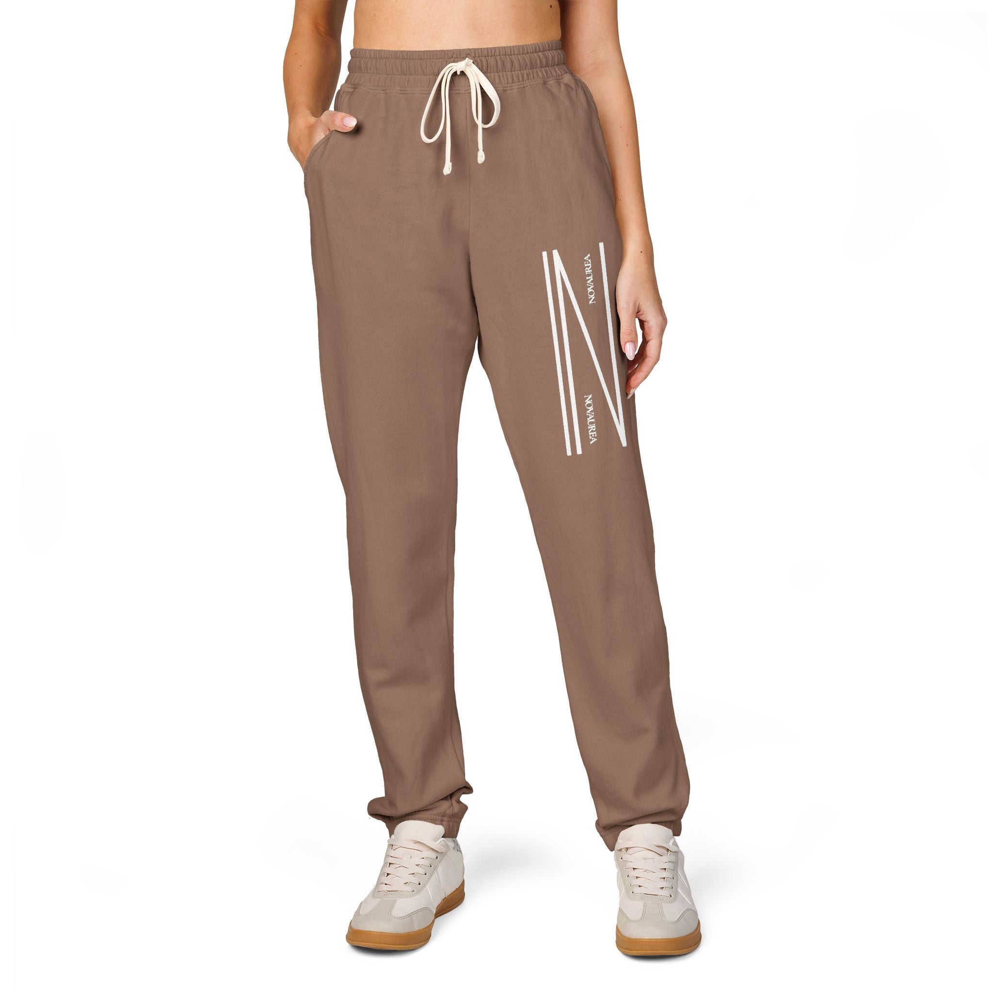 Novlan 'N' Skinny Joggers – Garment-Dyed Fleece Sweatpants
