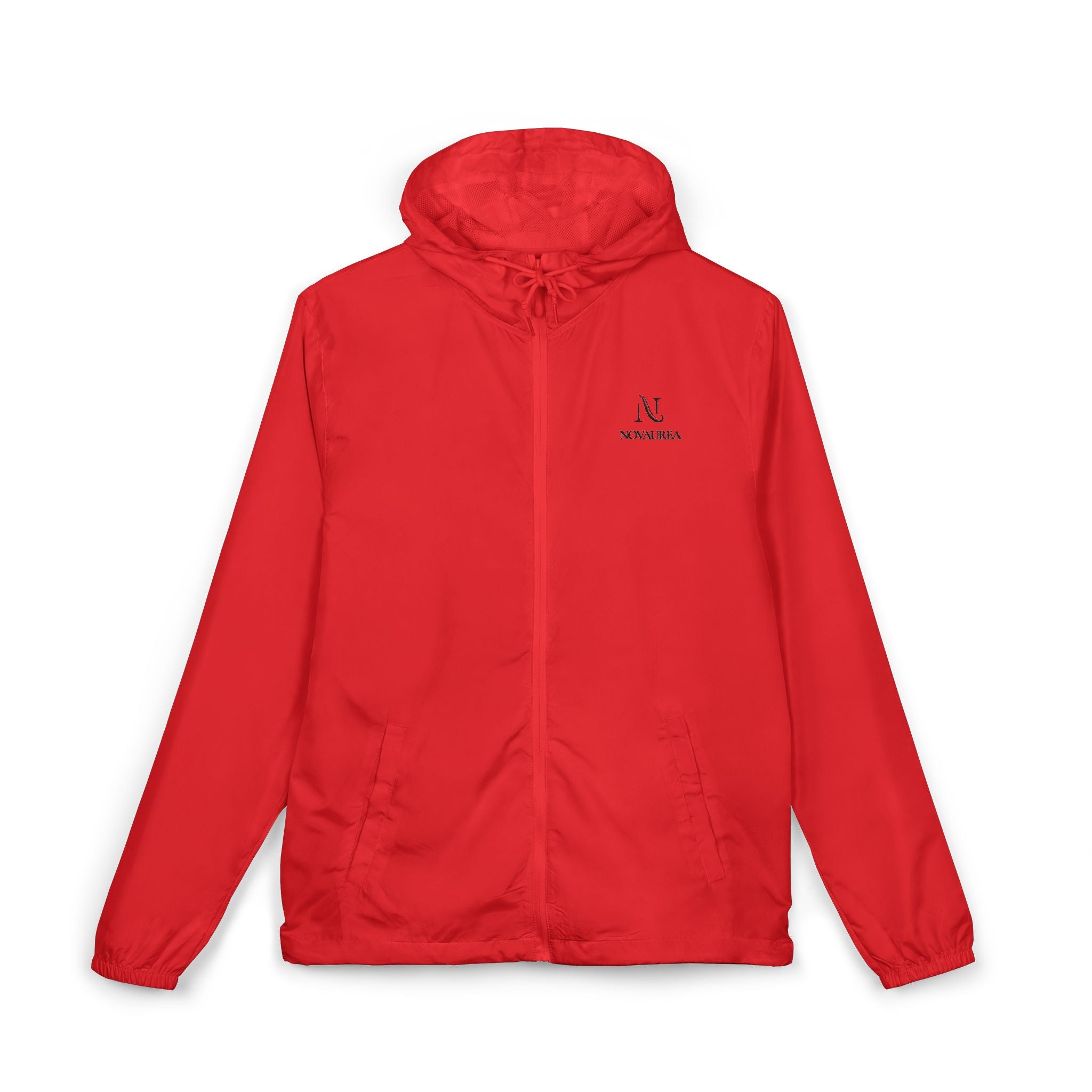 Windbreaker Jacket — Minimalist White Camo with Small Chest Logo