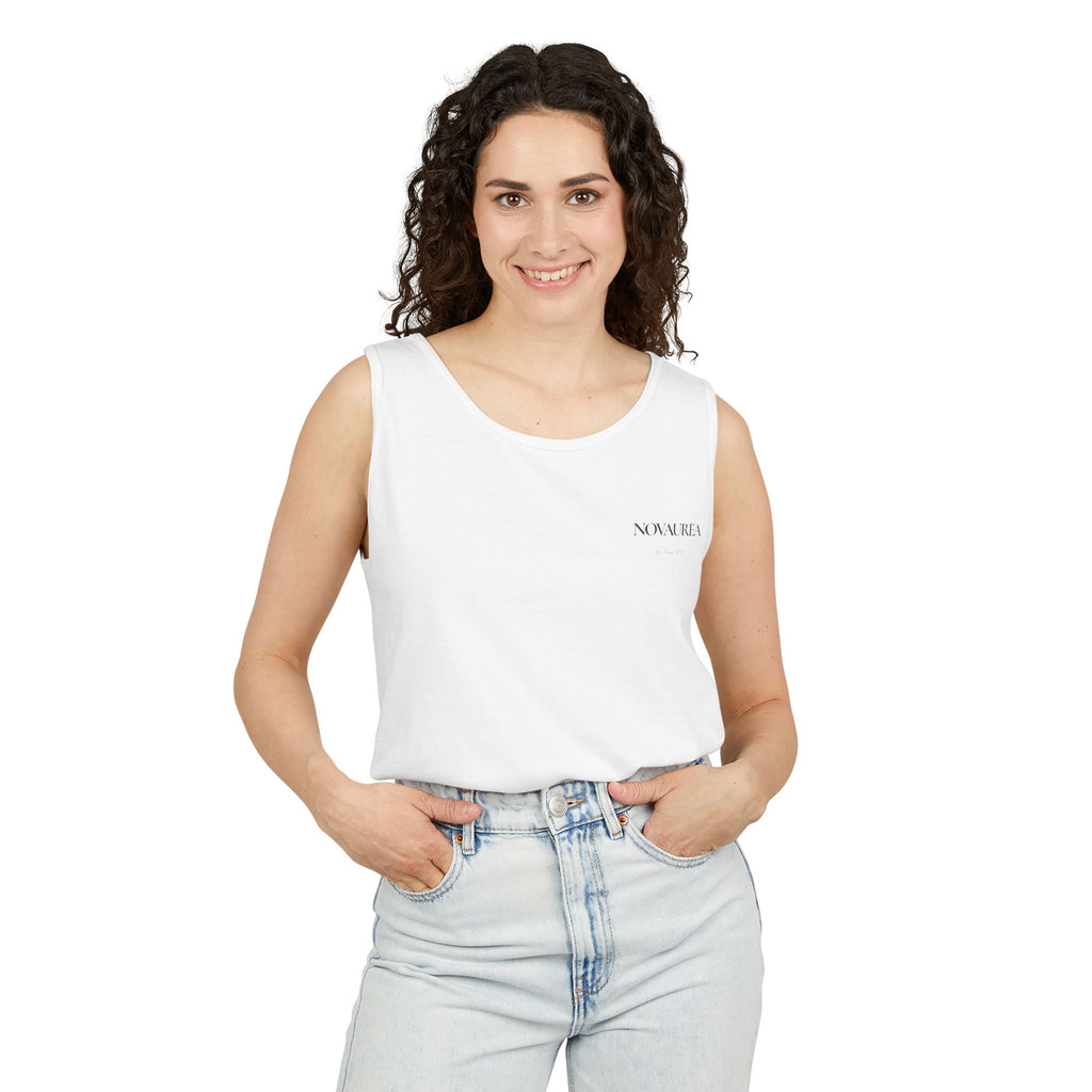 Custom Garment-Dyed Tank Top — 'Print It Your Way' Personalized Summer Tee