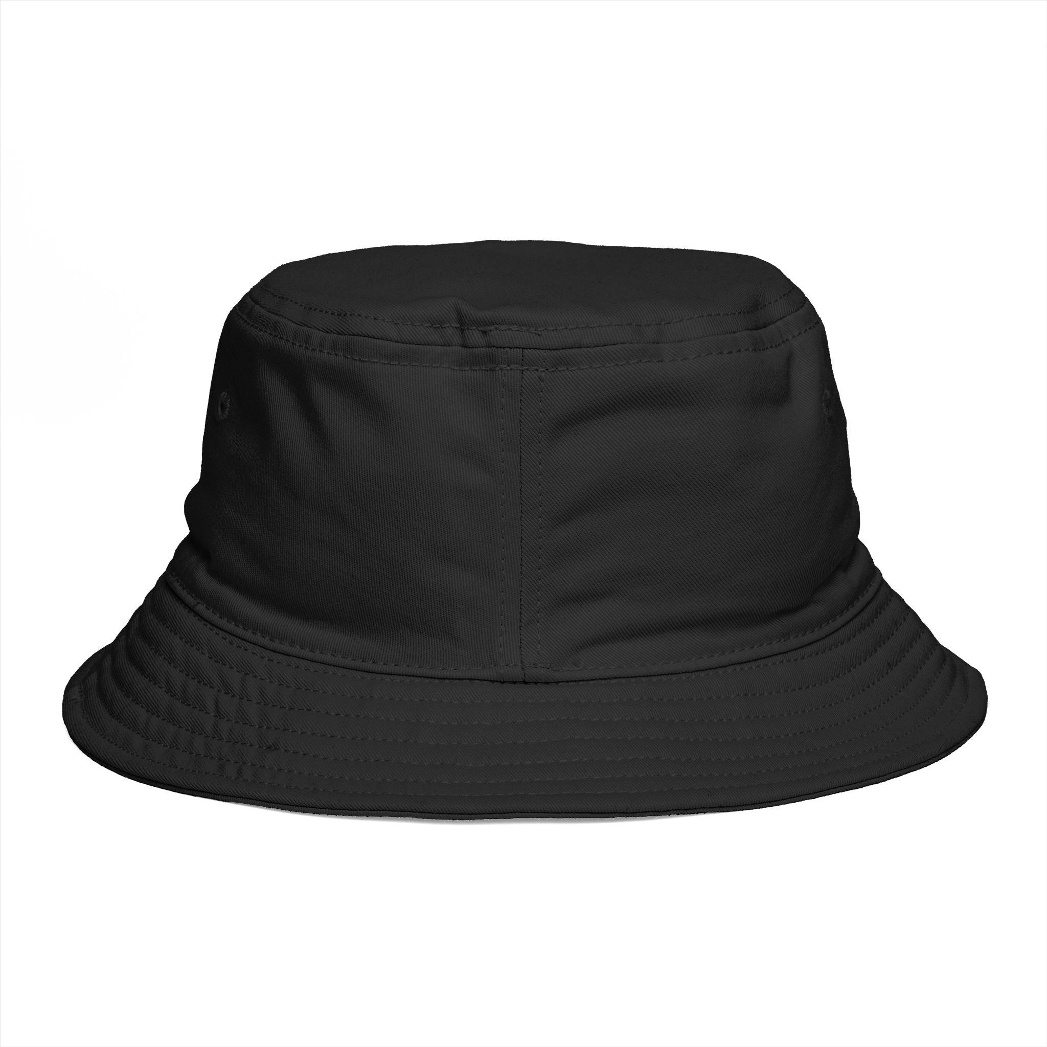 Novuarea Logo Bucket Hat – Embroidered Black Streetwear Sun Hat
