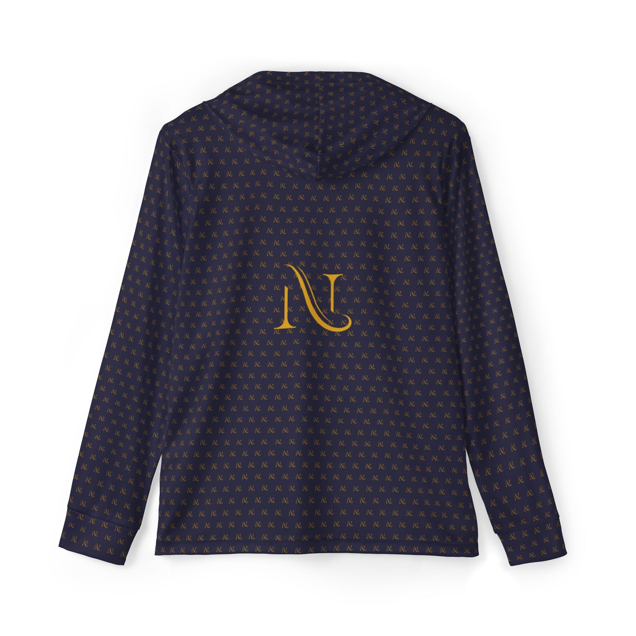 Hoodie — Navy 'Noval Rea' Sports Warmup with Gold Monogram