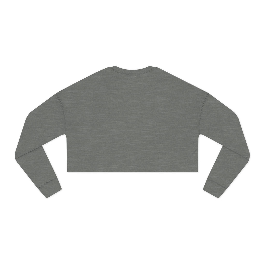 Sassy Cropped Sweatshirt — 'NOVAUREA' Minimal Logo Women's Crop Top