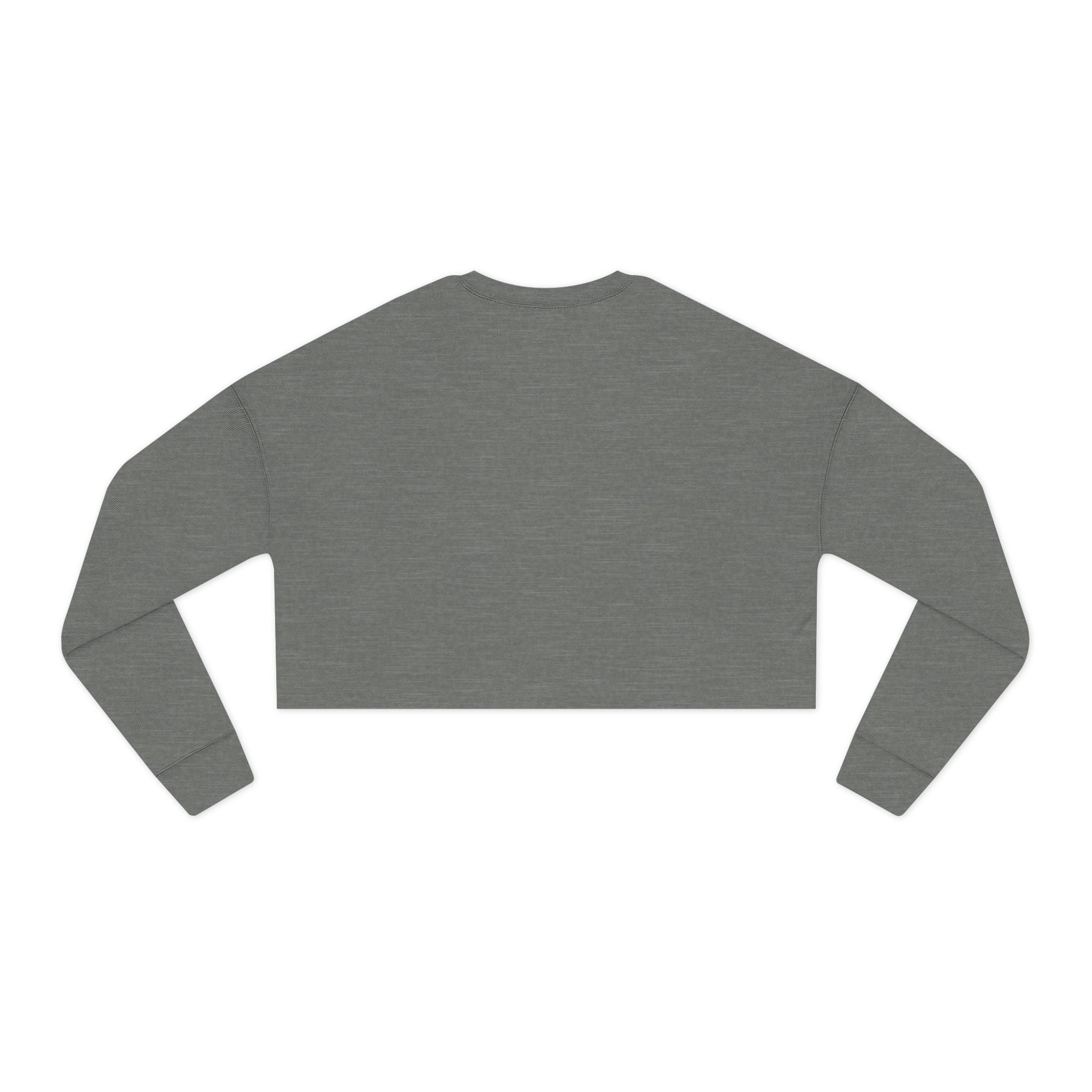Sassy Cropped Sweatshirt — 'NOVAUREA' Minimal Logo Women's Crop Top