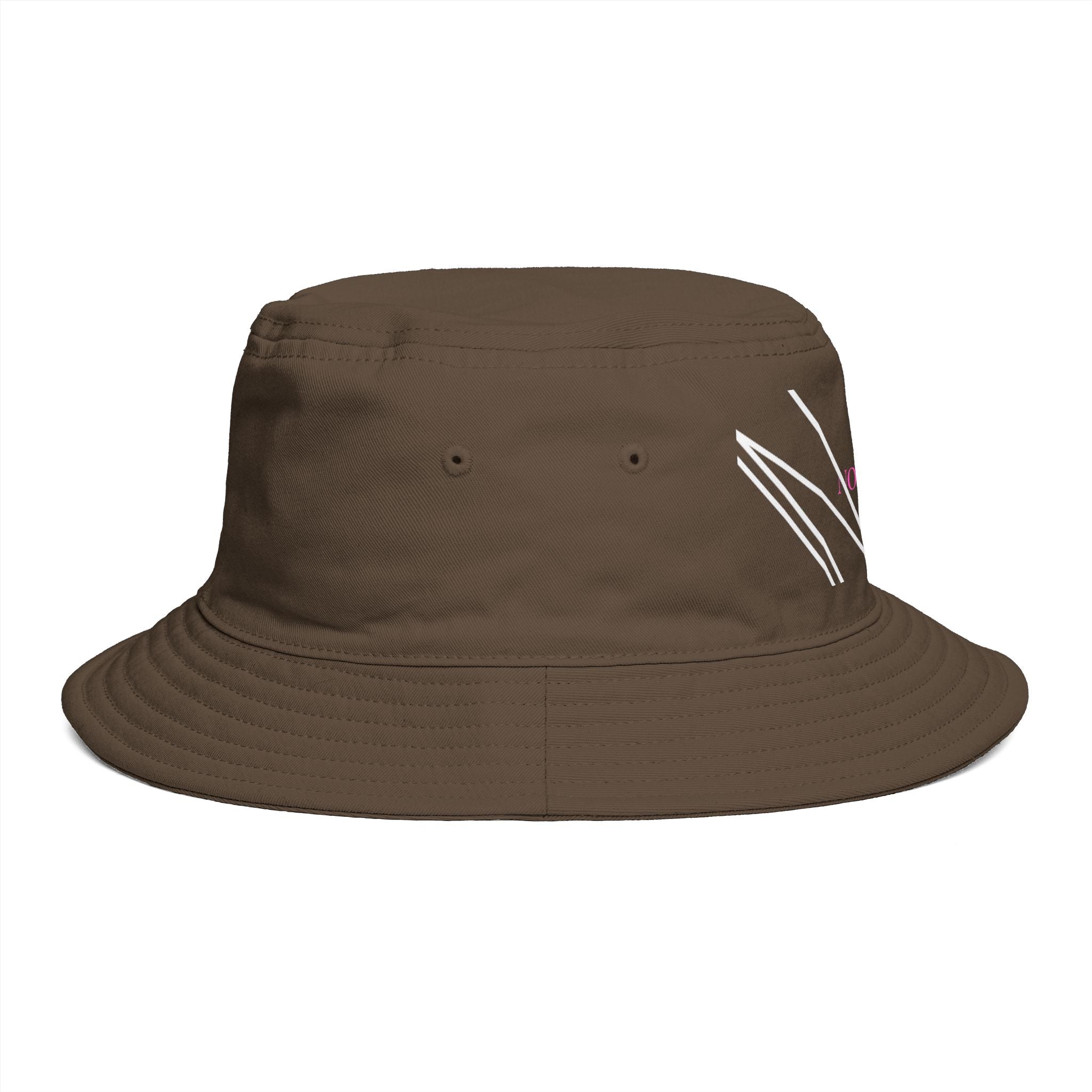Novuarea Logo Bucket Hat – Embroidered Black Streetwear Sun Hat